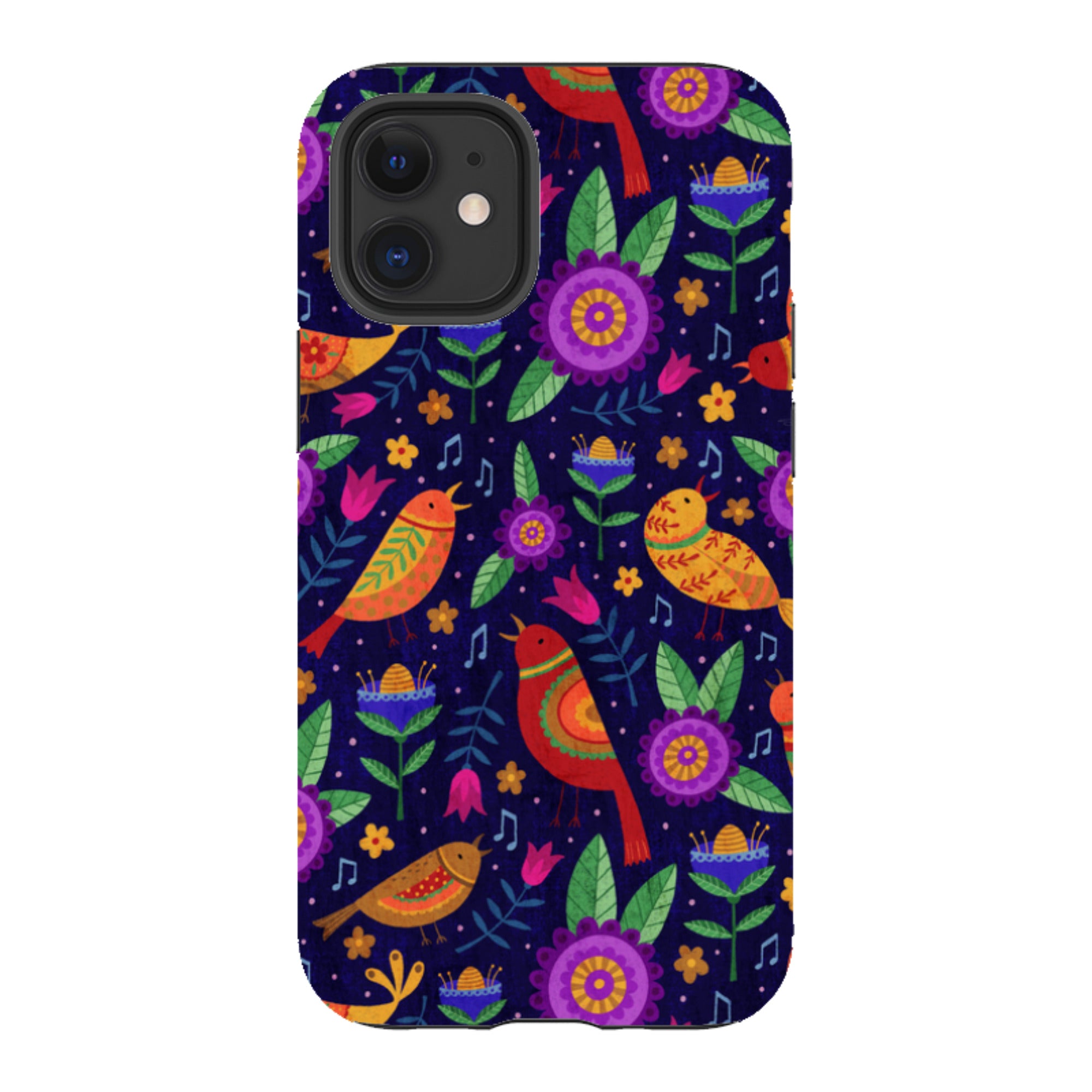 iPhone Tough Case - Bird Pattern VII By Suzy Taylor