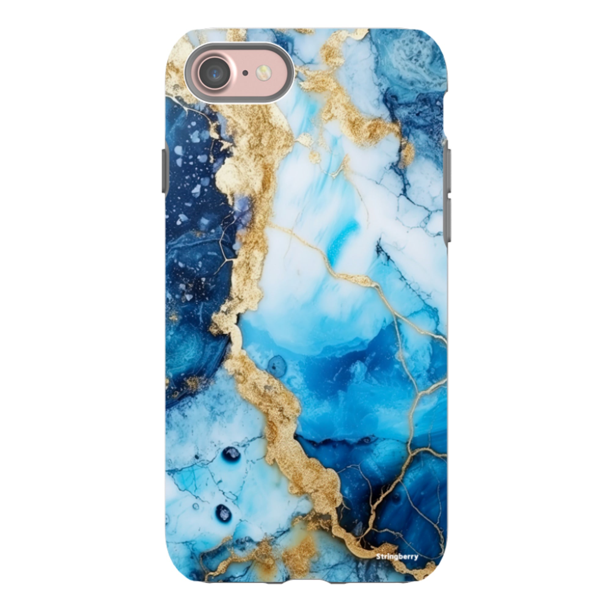 iPhone Tough Case - Blue Marbs