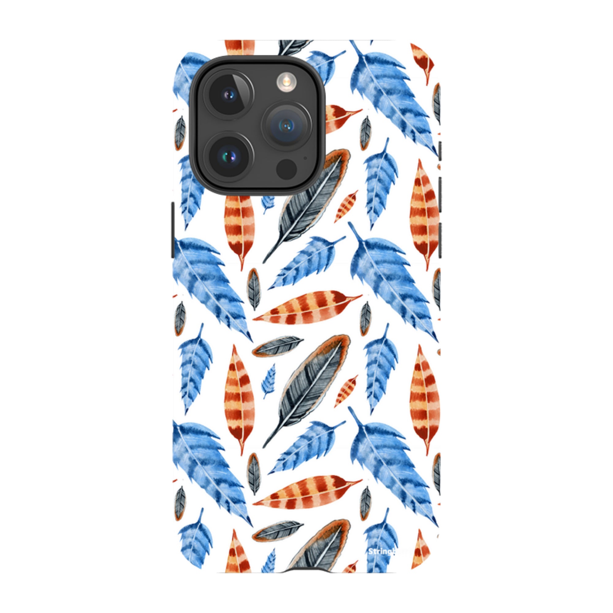iPhone MagSafe Tough Case - Multi Feathers