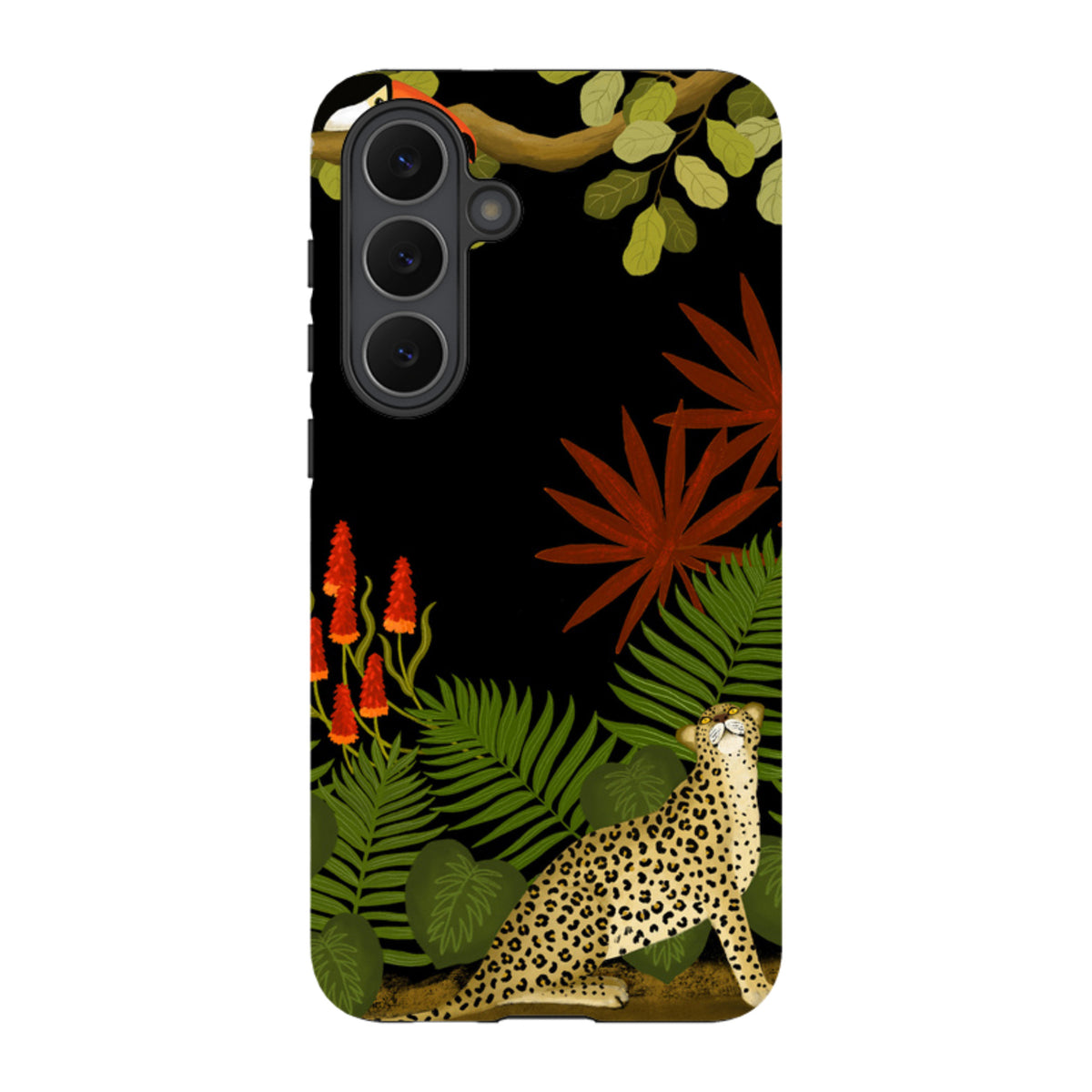 Samsung Tough Case - Toucan Leopard By Bex Parkin