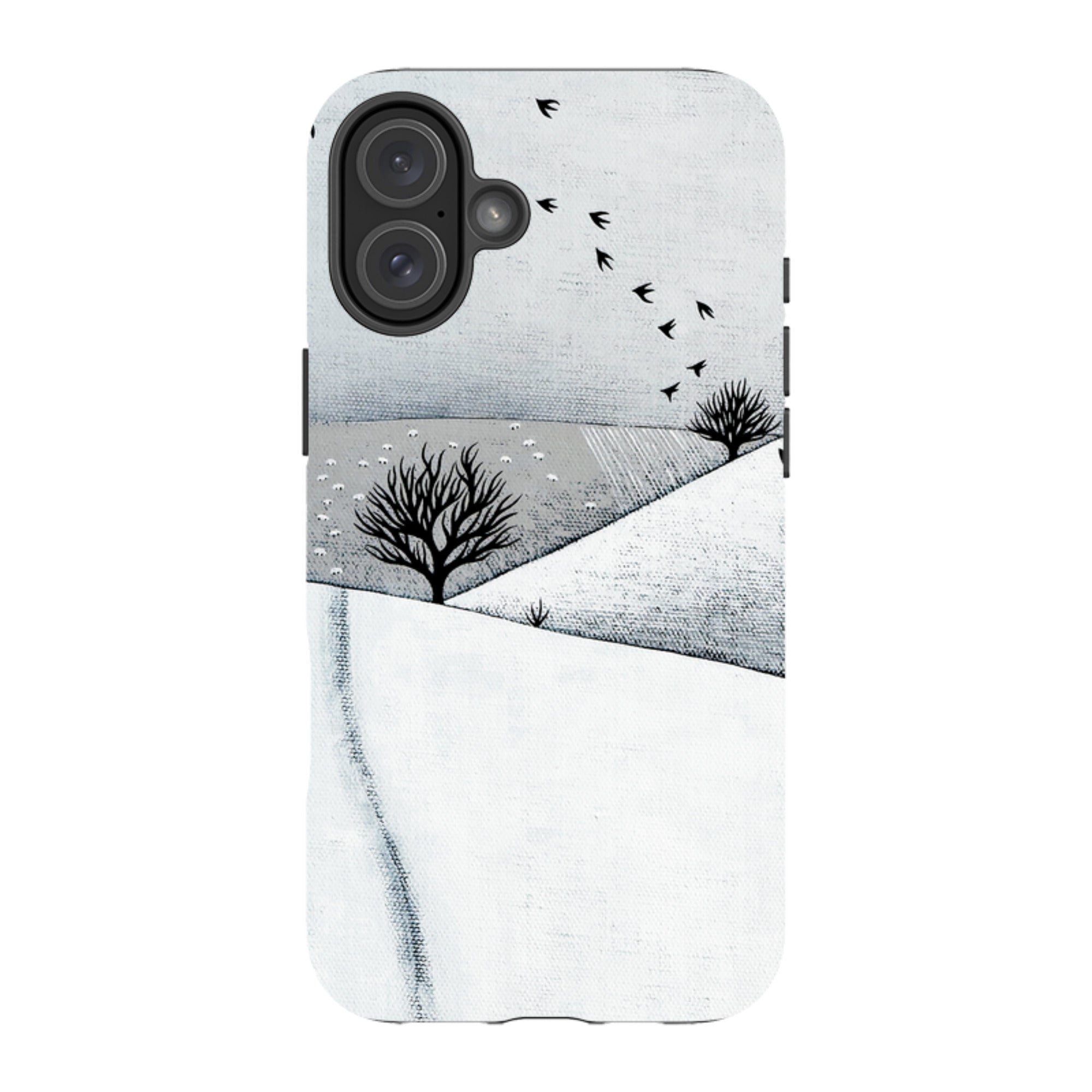 iPhone Tough Case - Snowy Landscape By Natasha Newton