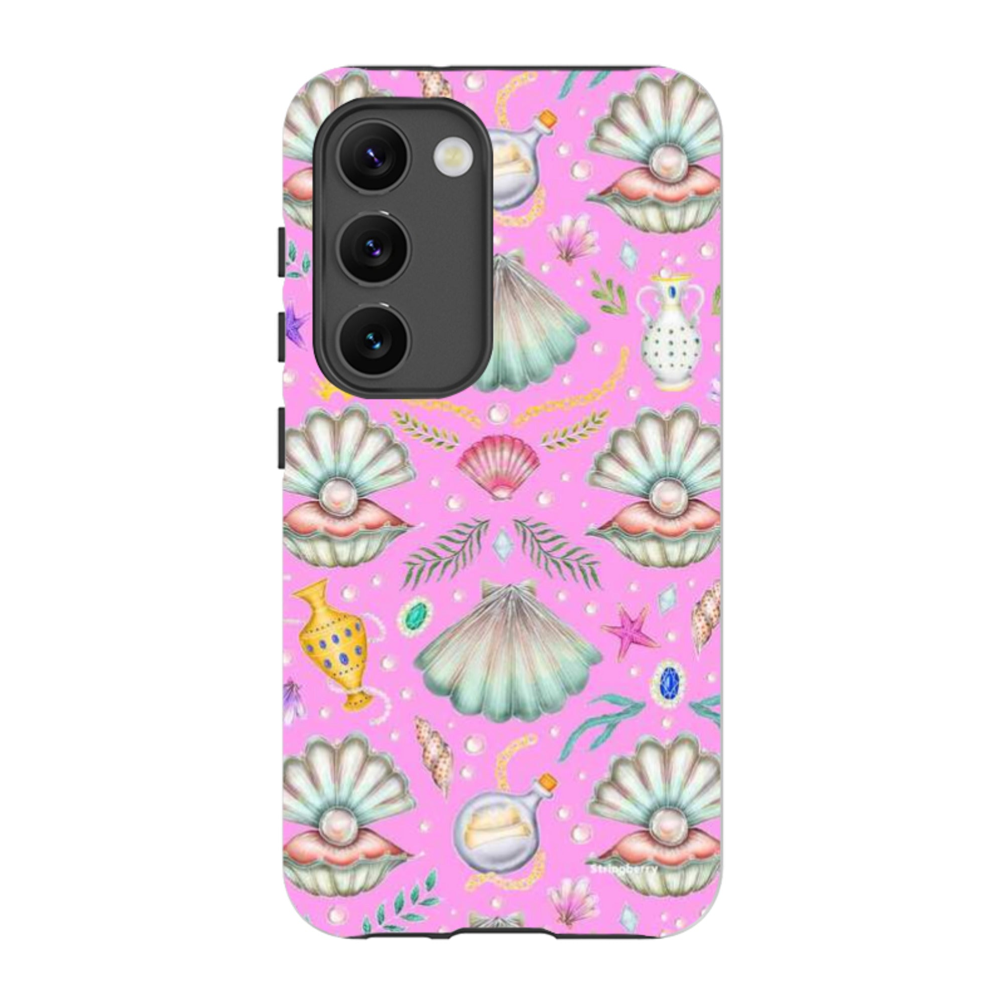 Samsung Tough Case - Pearl's Fantasy Candy Pink By Catherine Rowe