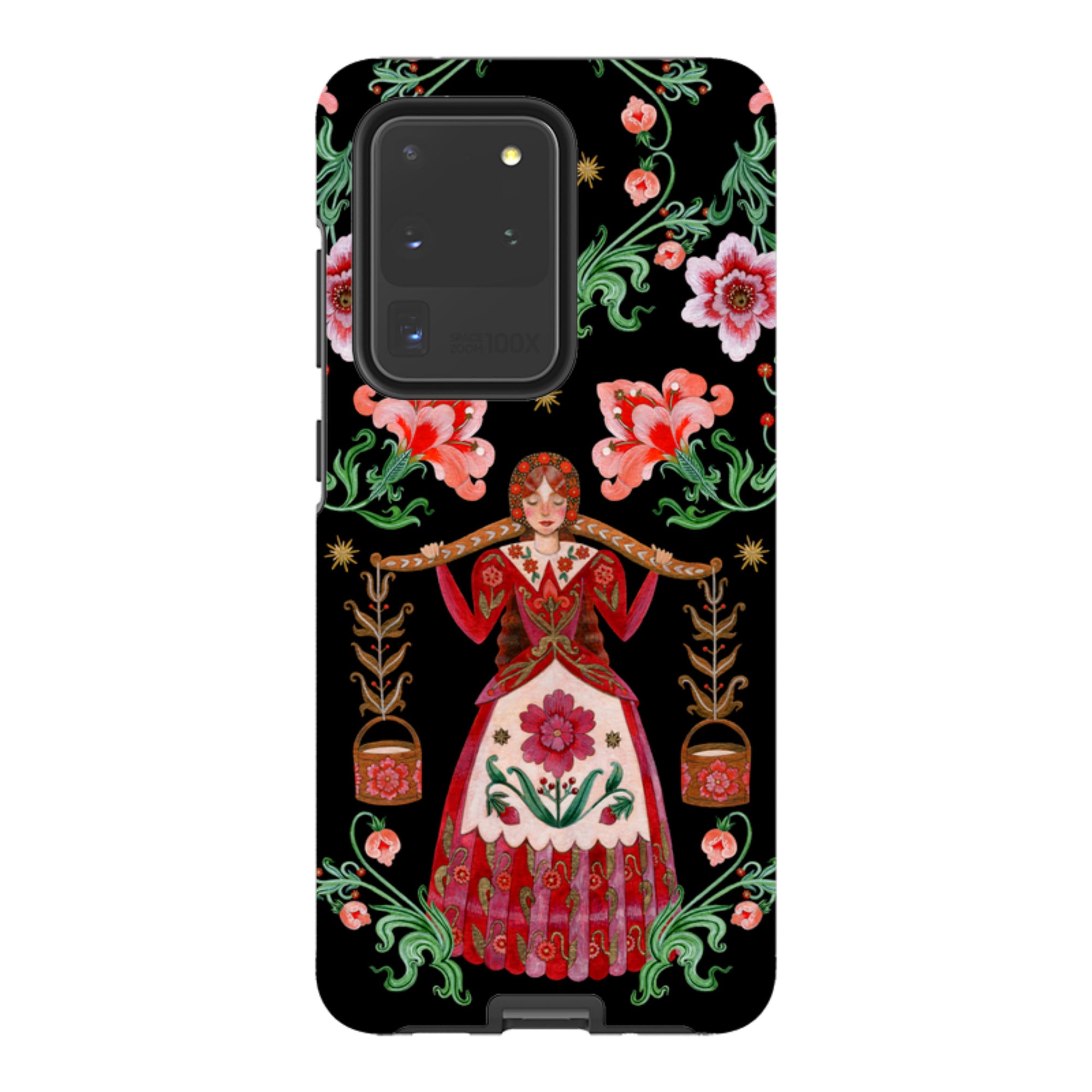 Samsung Tough  Case - Eight Maids A Milking By Maria Matos