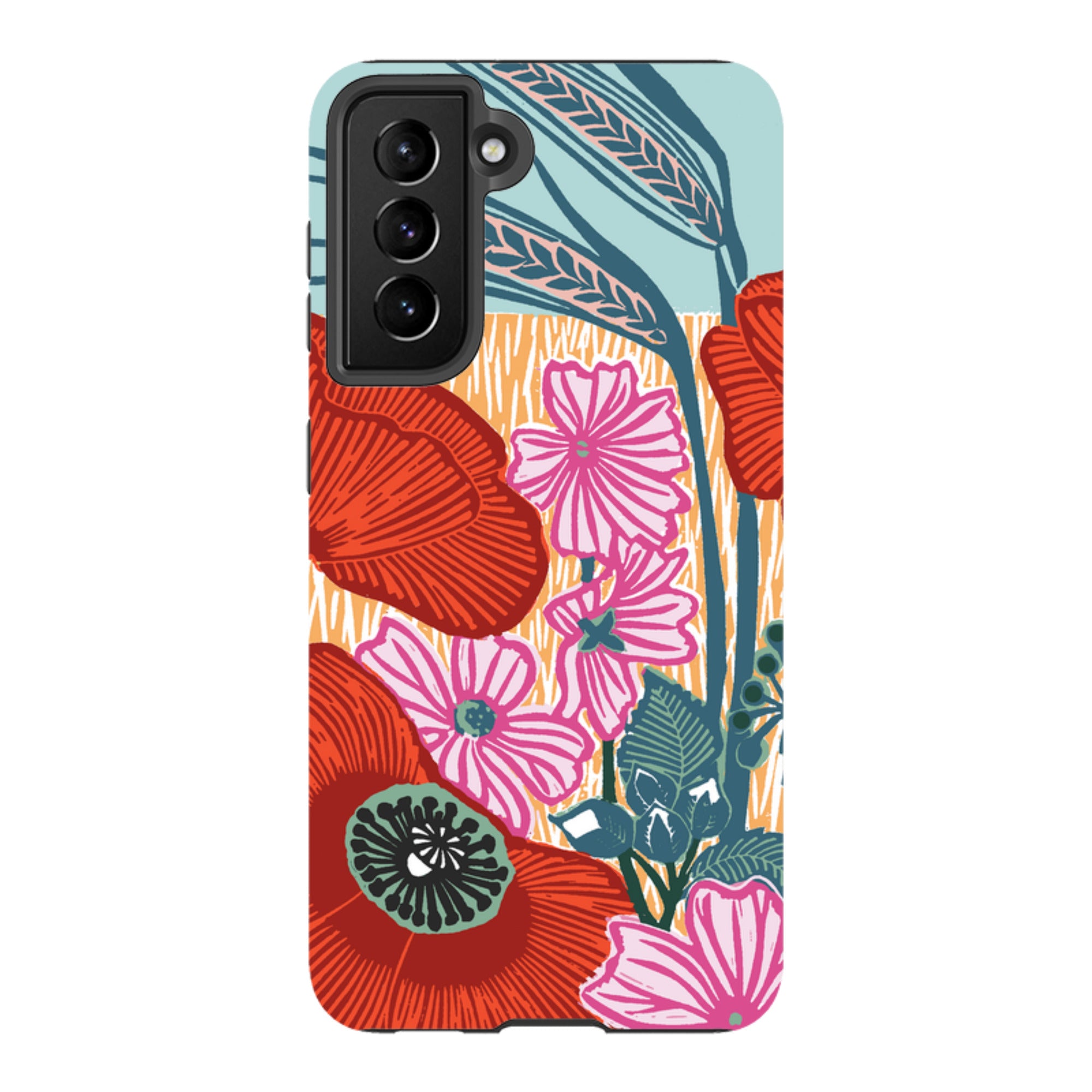 Samsung Tough Case - Wild Poppies By Kate Heiss