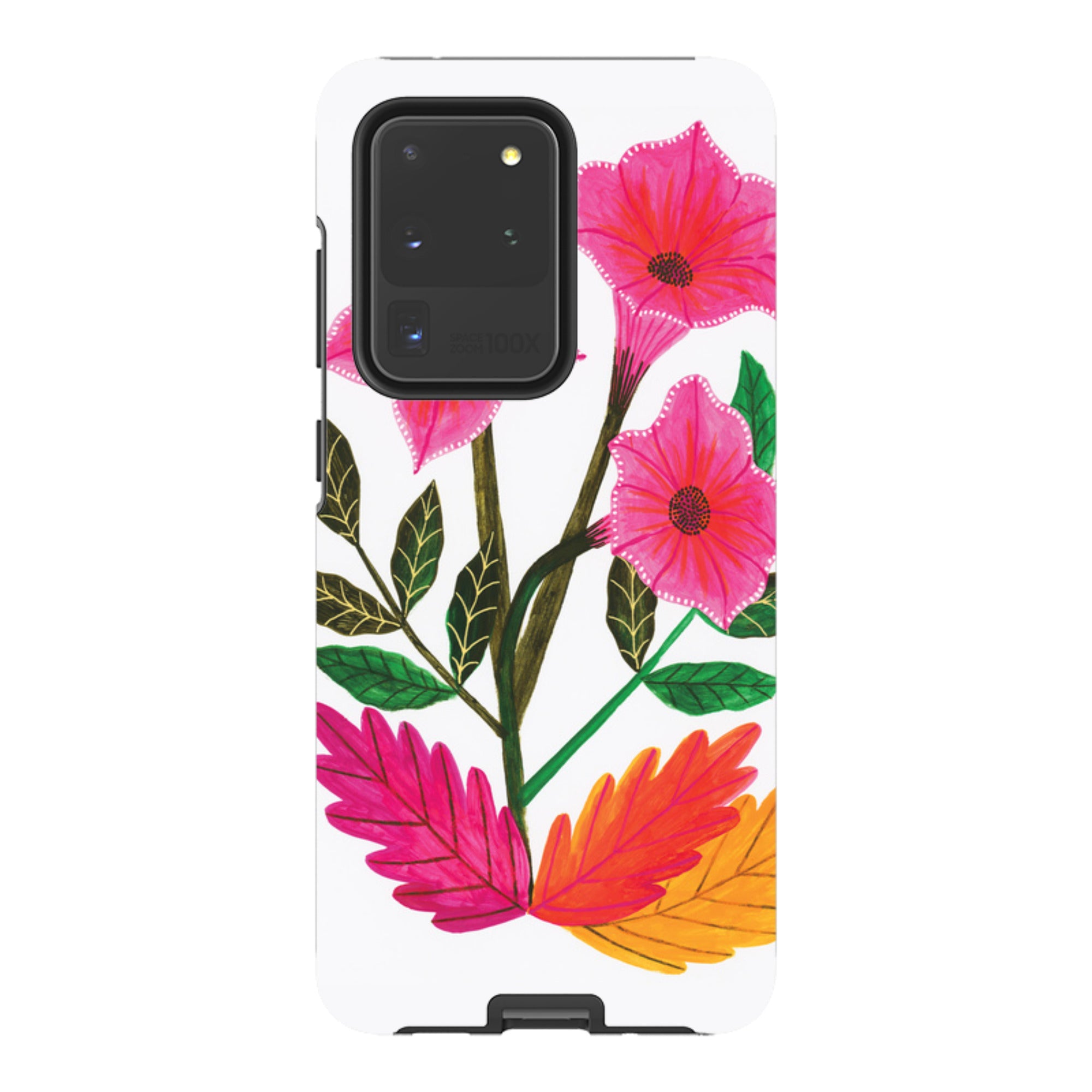 Samsung Tough Case - Trumpet Flowers By Lee Foster Wilson