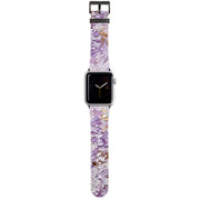 Purple Floral Apple Watch Strap