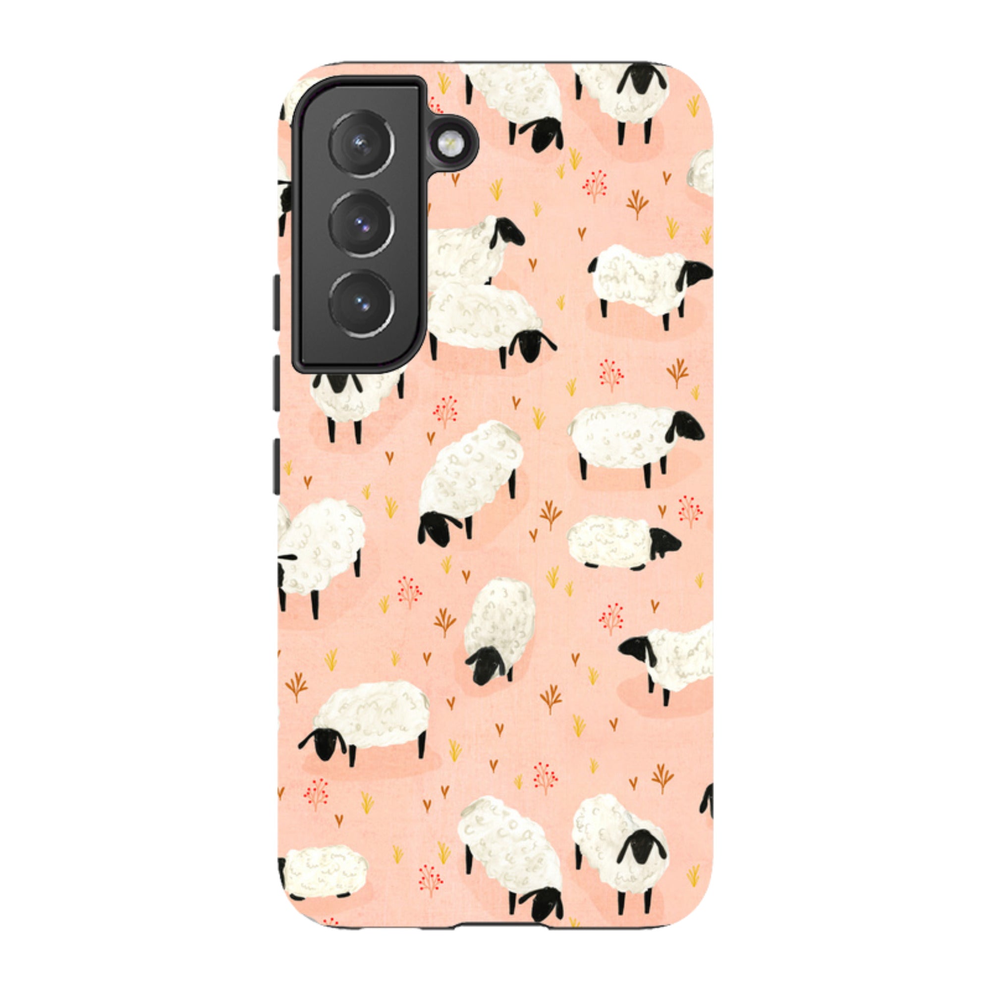 Samsung Tough Case - Sheep Pink By Katherine Quinn