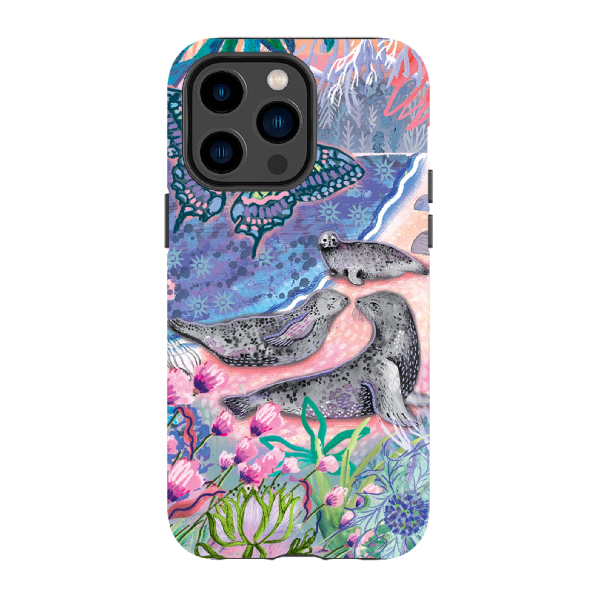 iPhone MagSafe Tough Case - Scenic Seals Of Norfolk By Emma Frances Grant