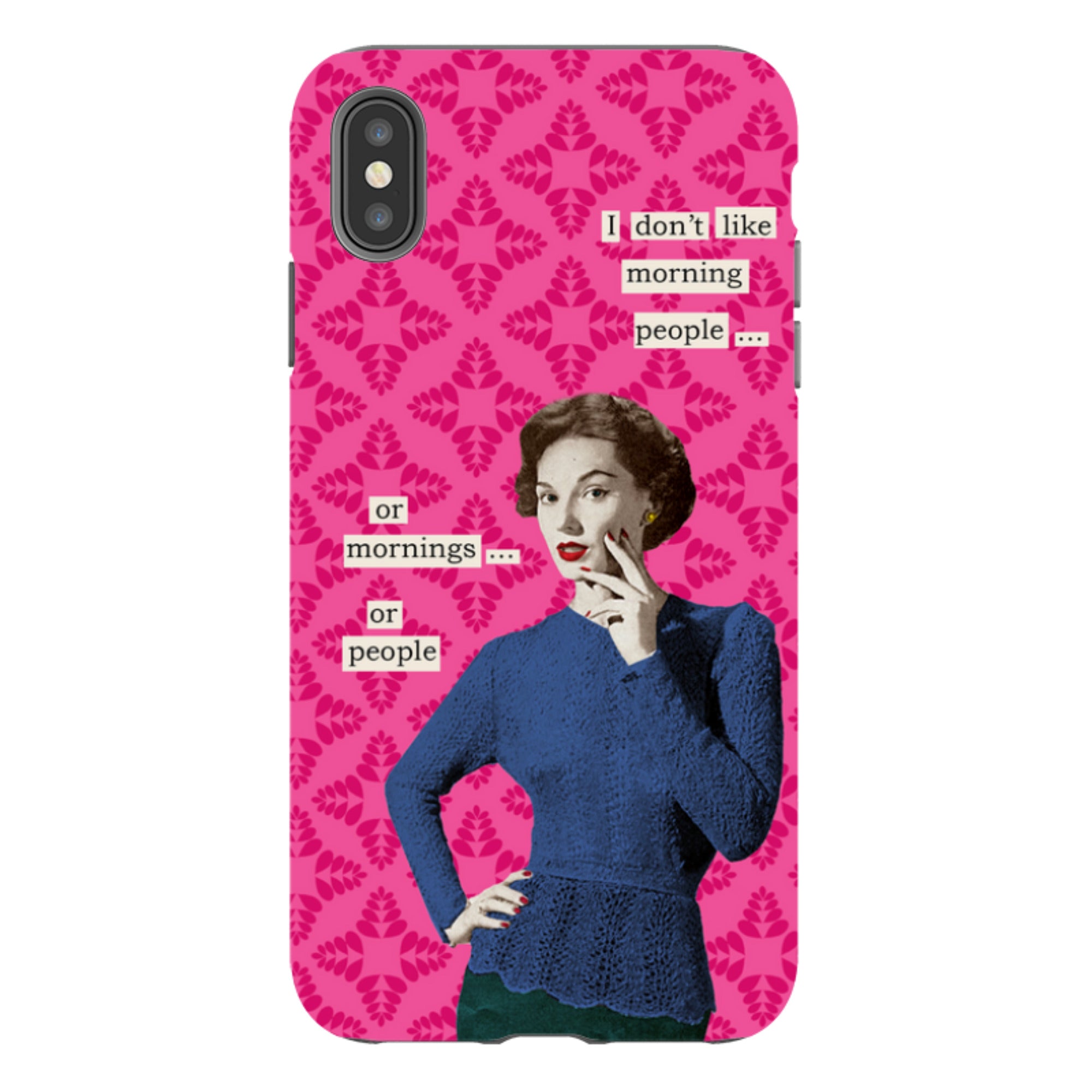 iPhone Tough Case - Morning Person By Clare Jordan