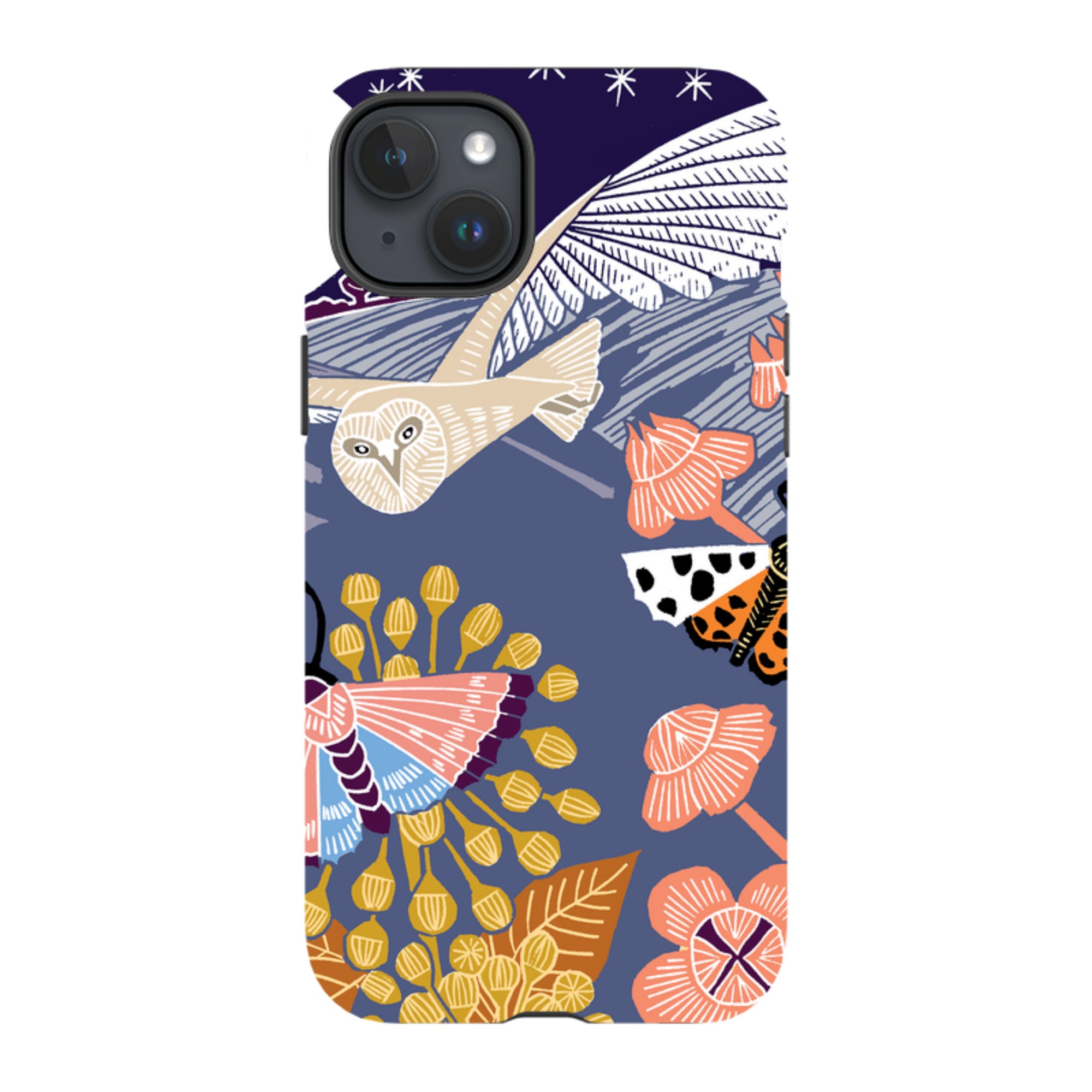 iPhone Tough Case - Evening Barn Owl By Kate Heiss