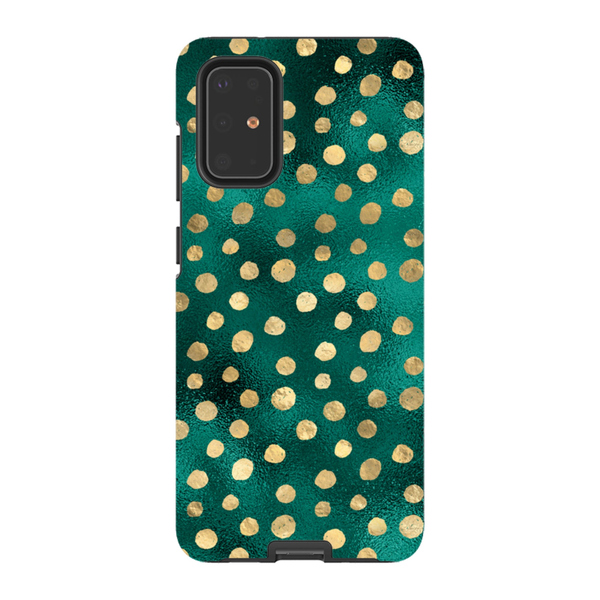 Samsung Tough Case - Forest and Gold Dots