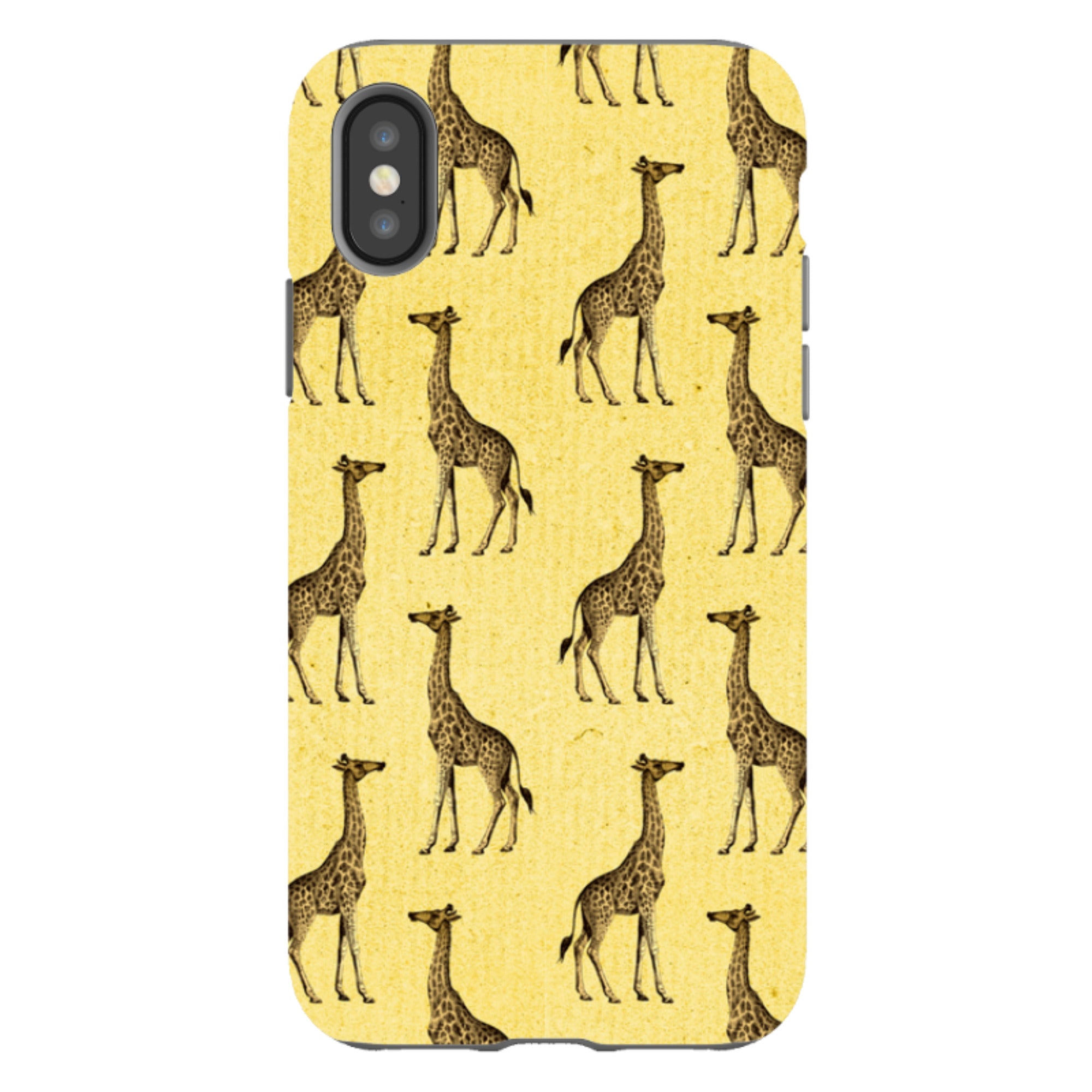 iPhone Tough Case - Yellow Giraffe