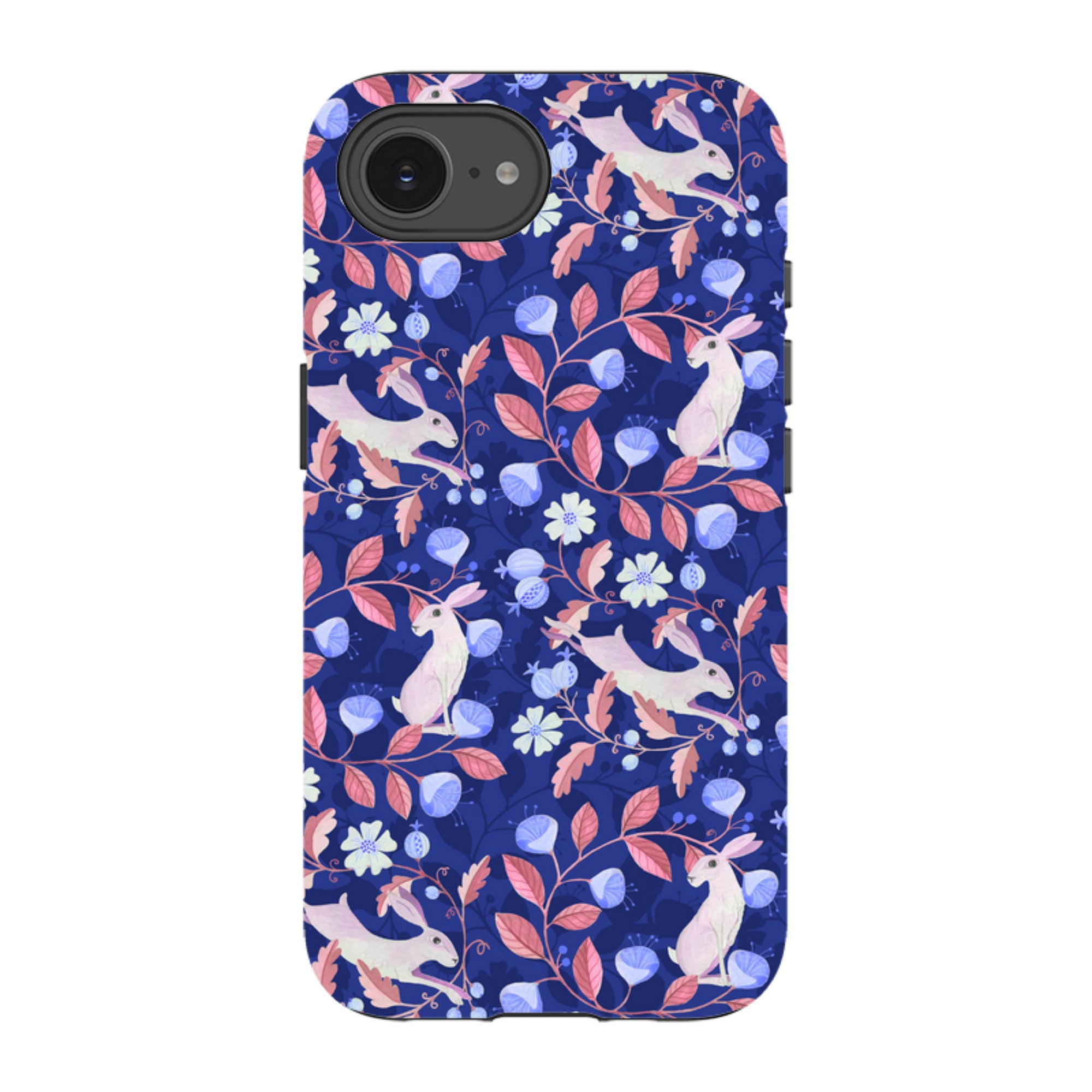 iPhone Tough Case - Hare Pattern By Bex Parkin