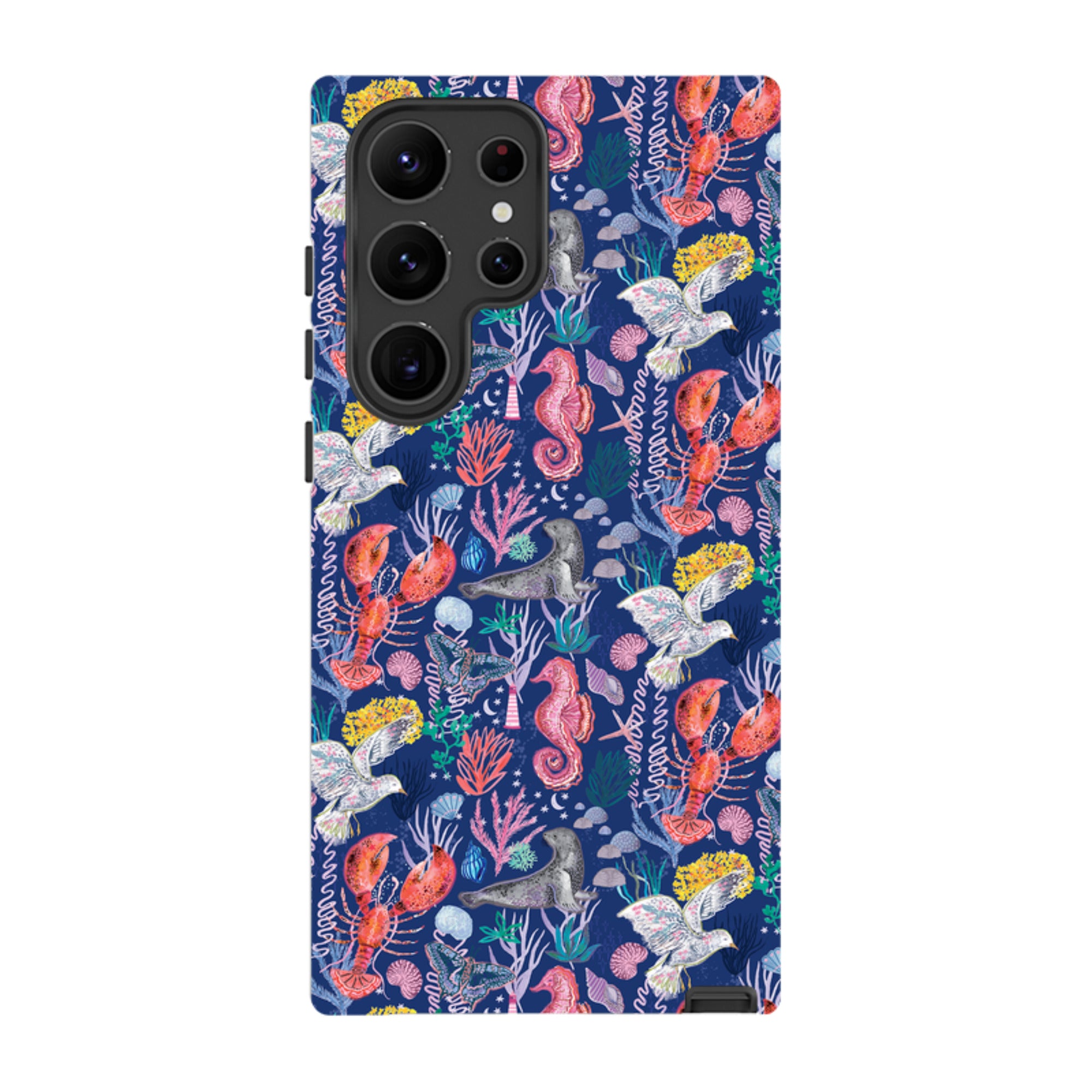 Samsung Tough  Case - Coastline Pattern C By Emma Frances Grant