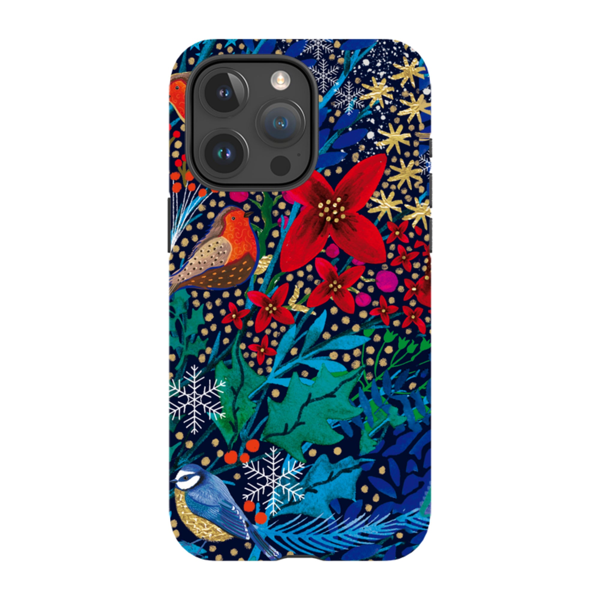 iPhone Tough Case - Xmas Robin II By Emma Frances Grant