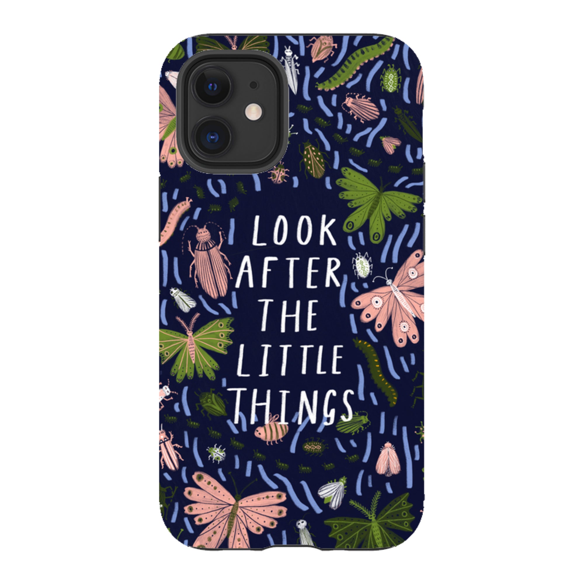 iPhone Tough Case - Little Things Blue By Lee Foster Wilson