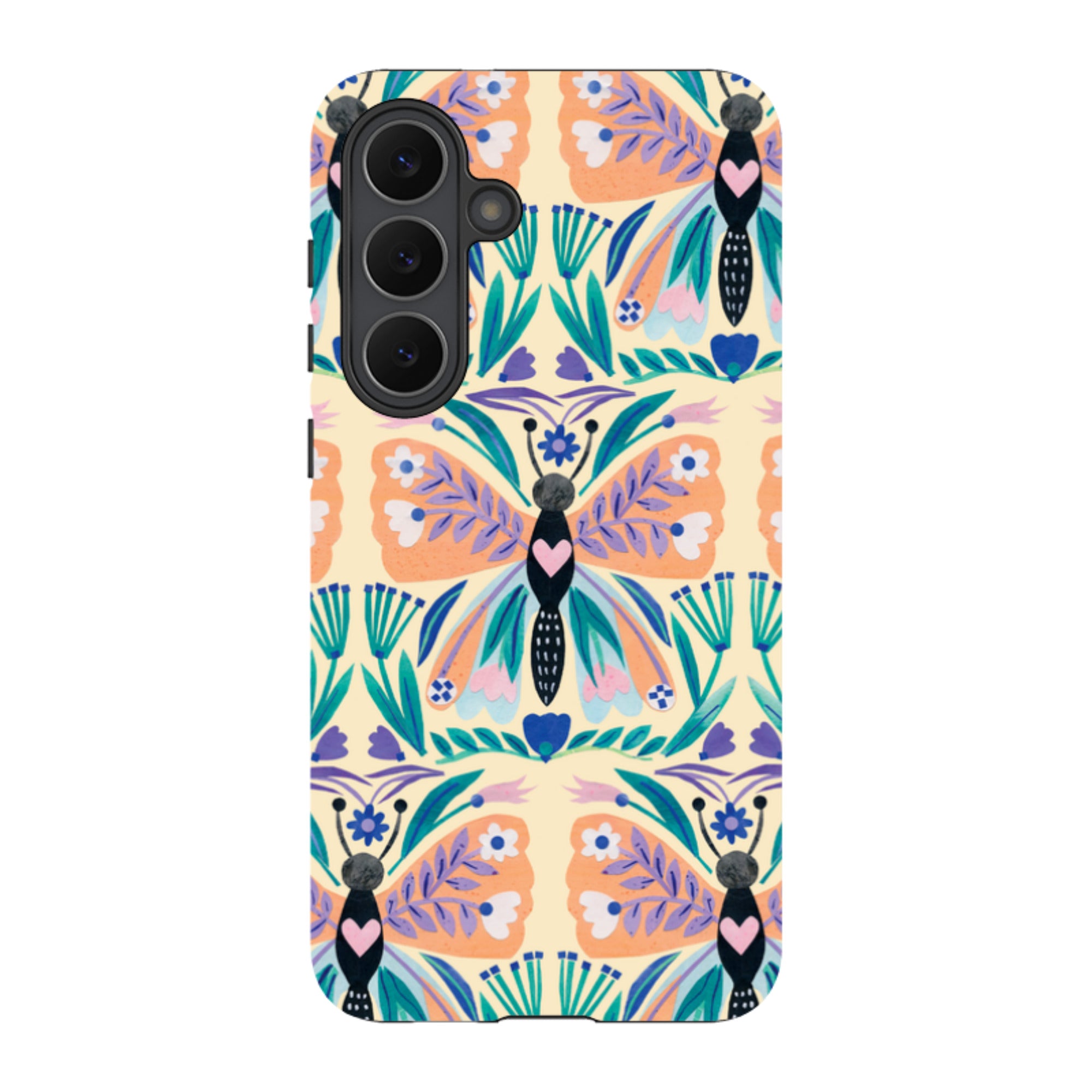 Samsung Tough Case - All Over Butterfly By Tracey English