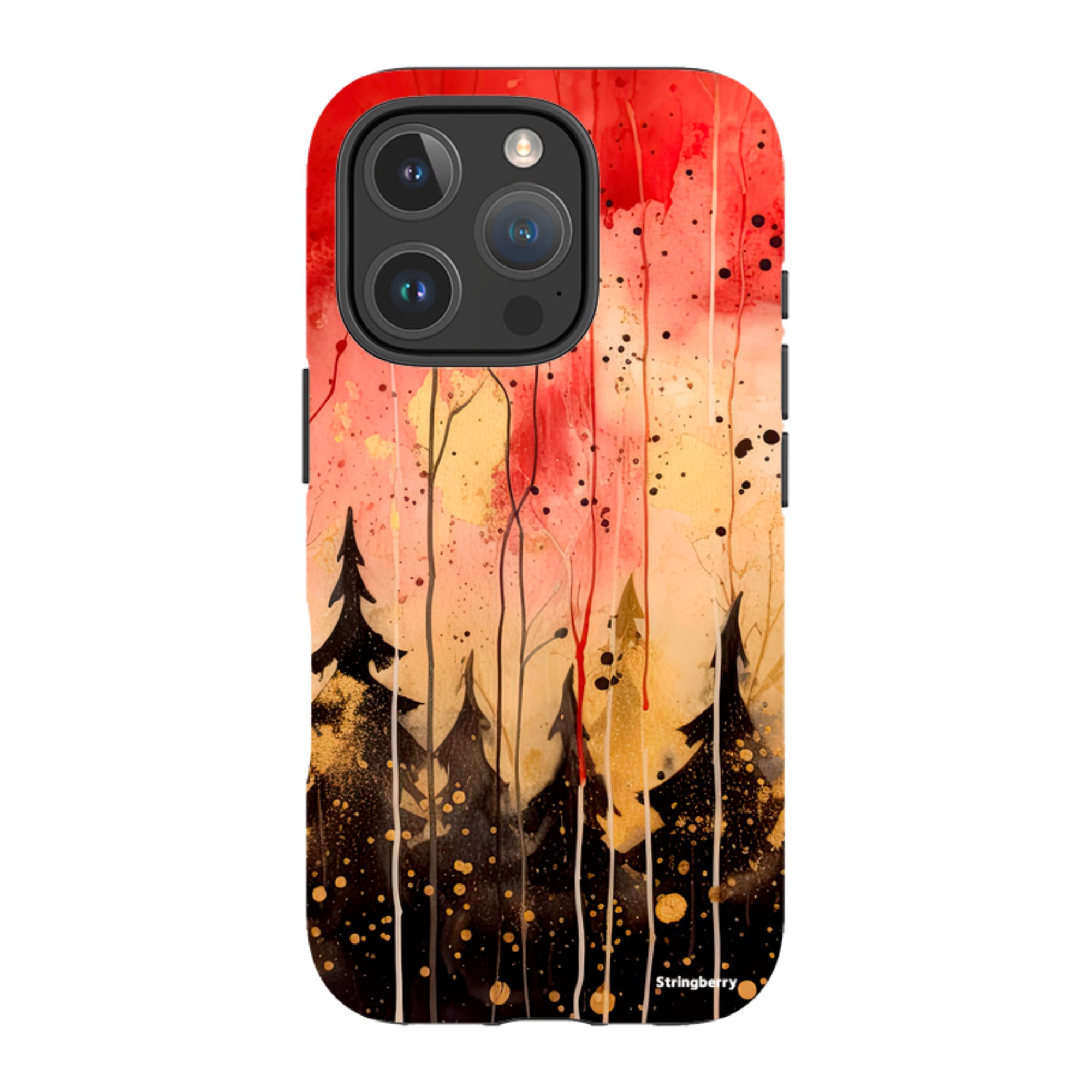 iPhone MagSafe Tough Case - Watercolour Winter Forest