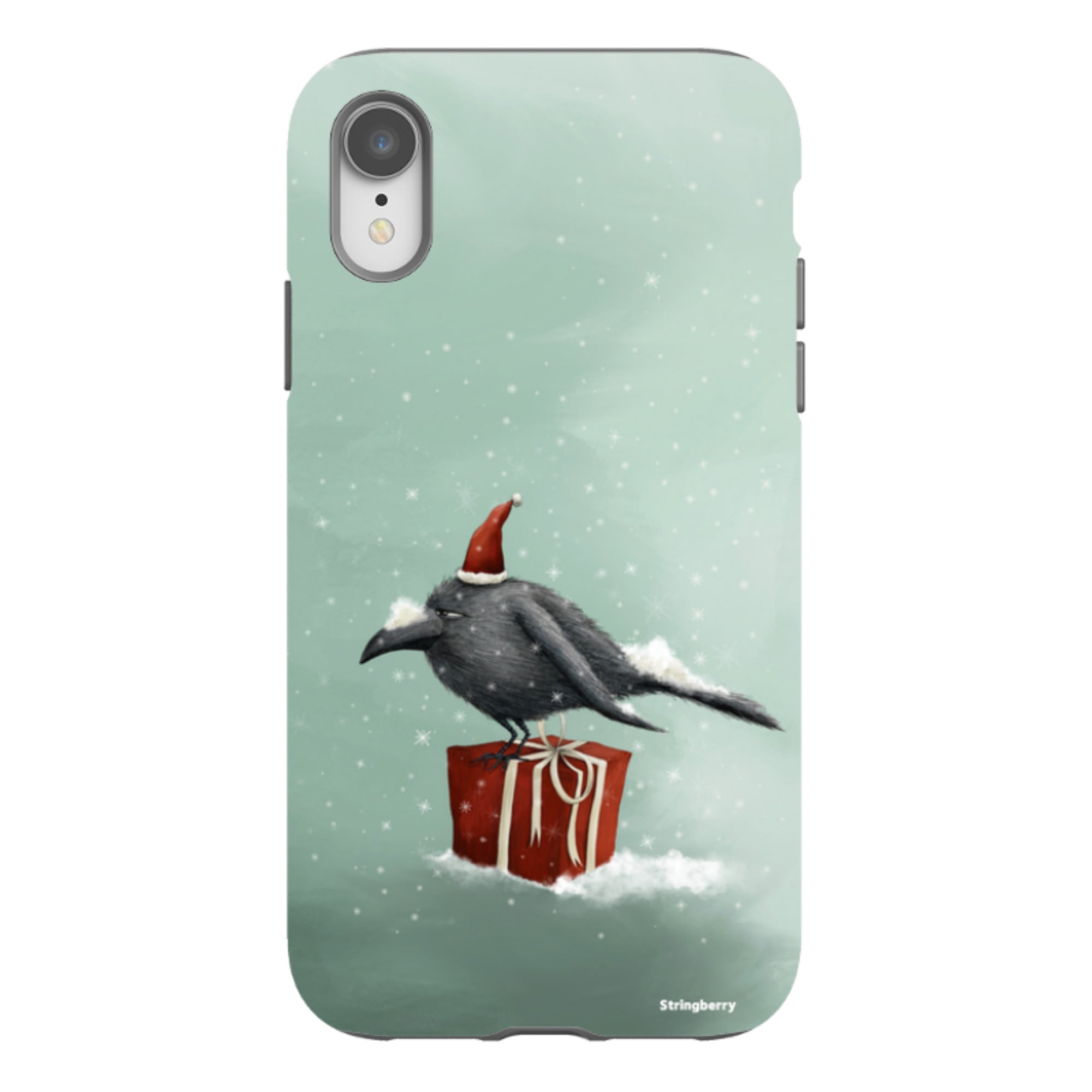 iPhone Tough Case - Santa Crow By Maja Lindberg