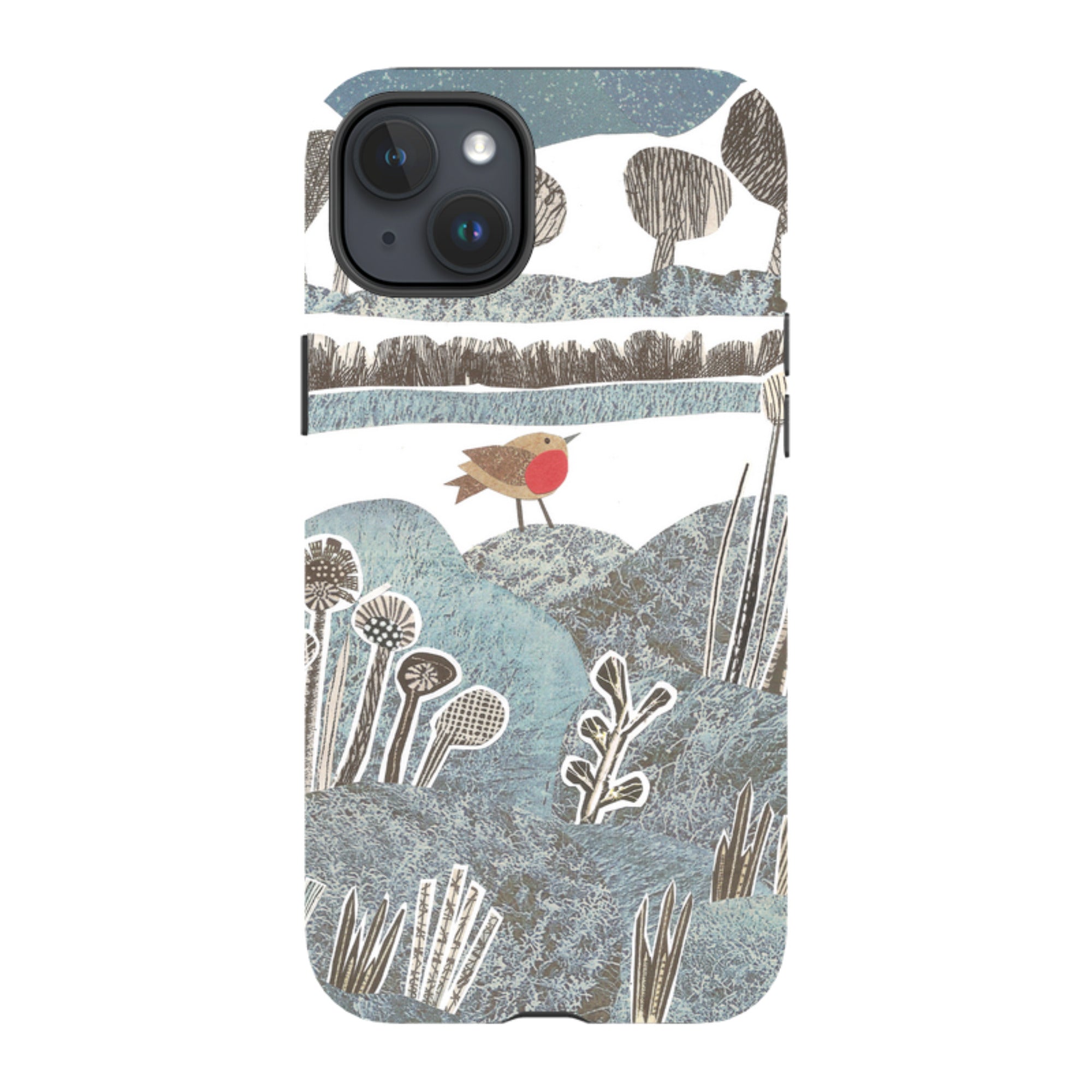 iPhone Tough Case - Frost Robin By Jane Robbins