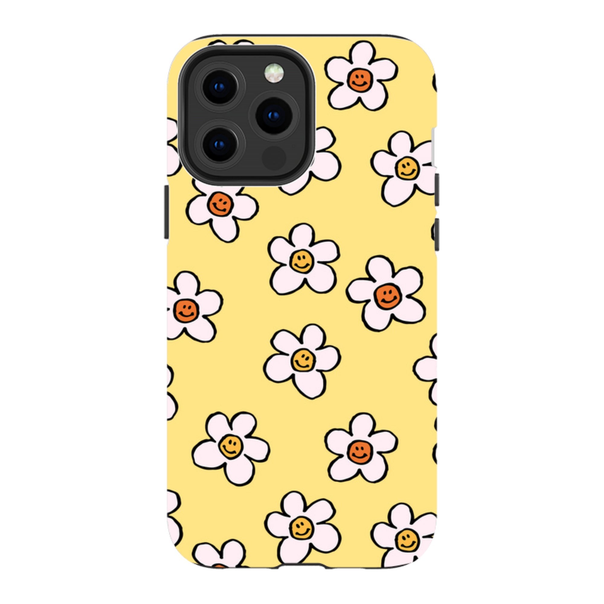 iPhone Tough Case - Smiley Mellow Yellow