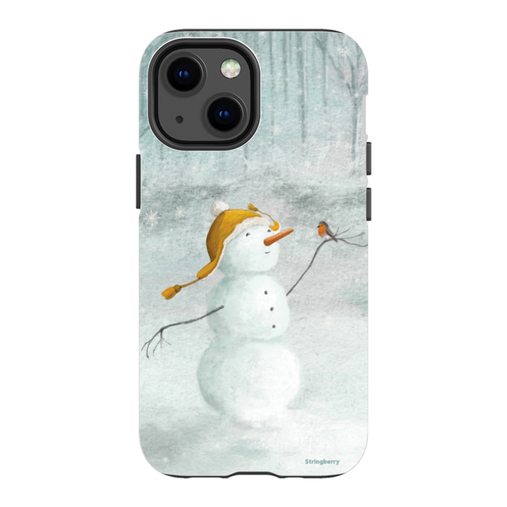 iPhone Tough Case - Snowman By Maja Lindberg