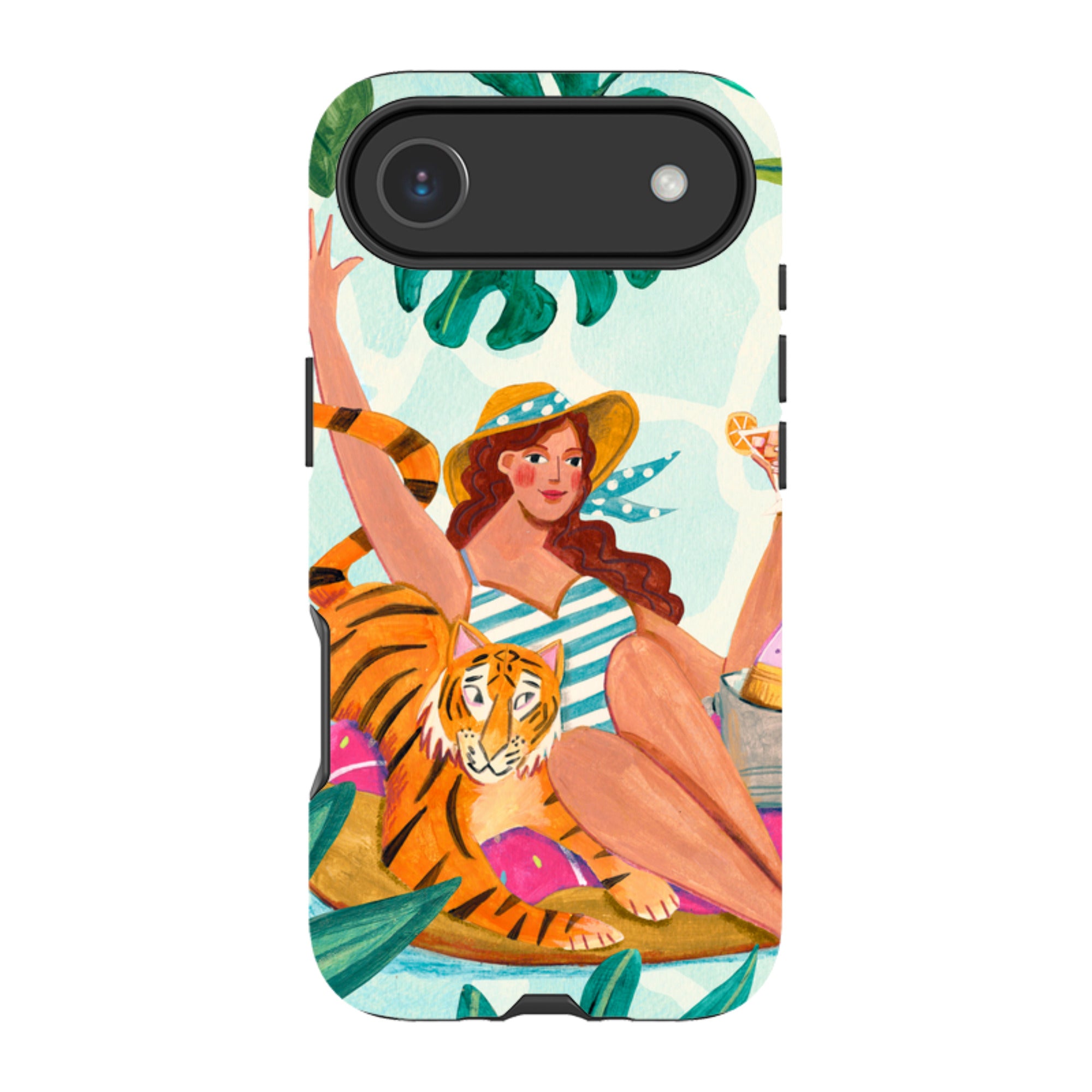 iPhone Tough Case - Pool By Caroline Bonne Muller