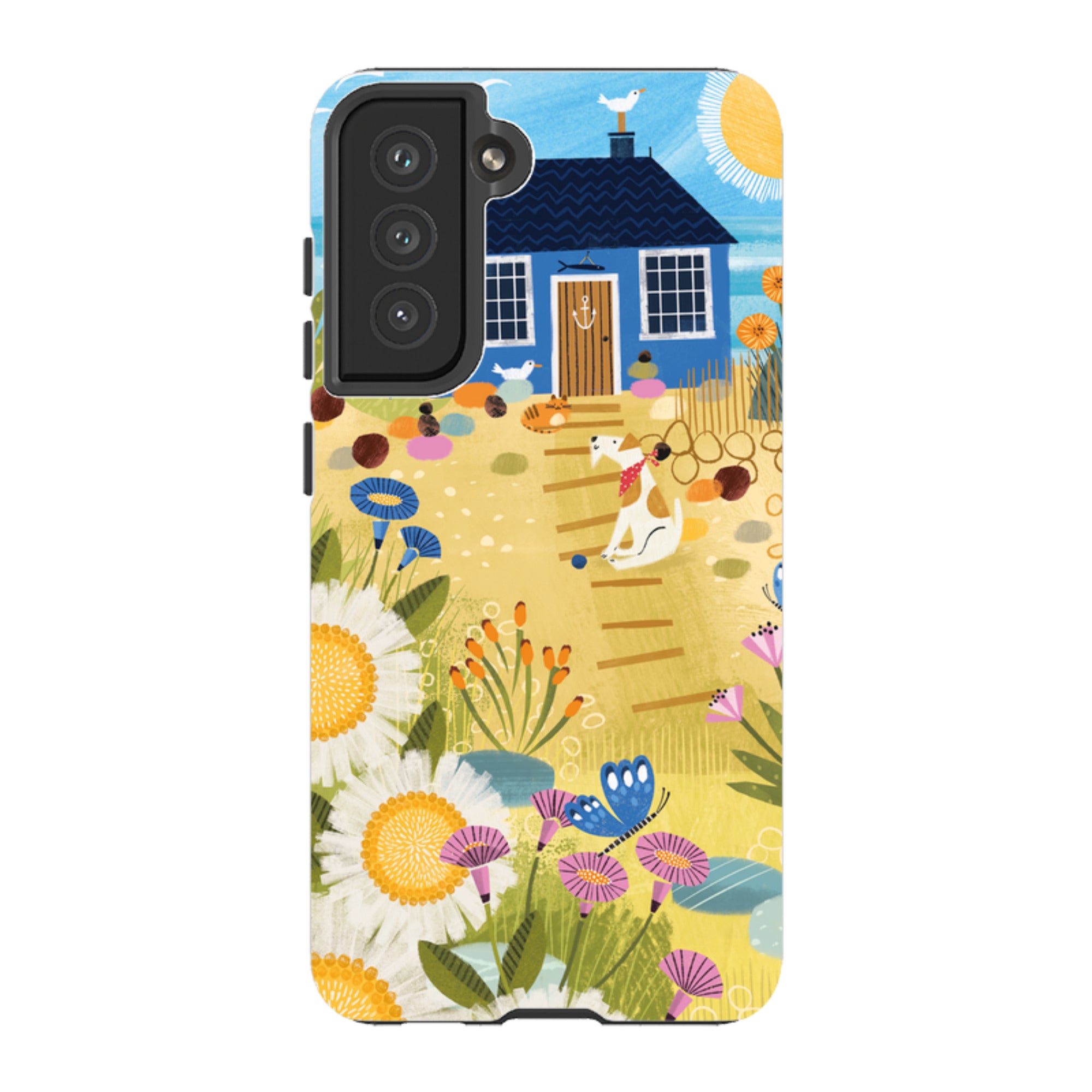 Samsung Tough  Case - Beach House By Ali Brookes