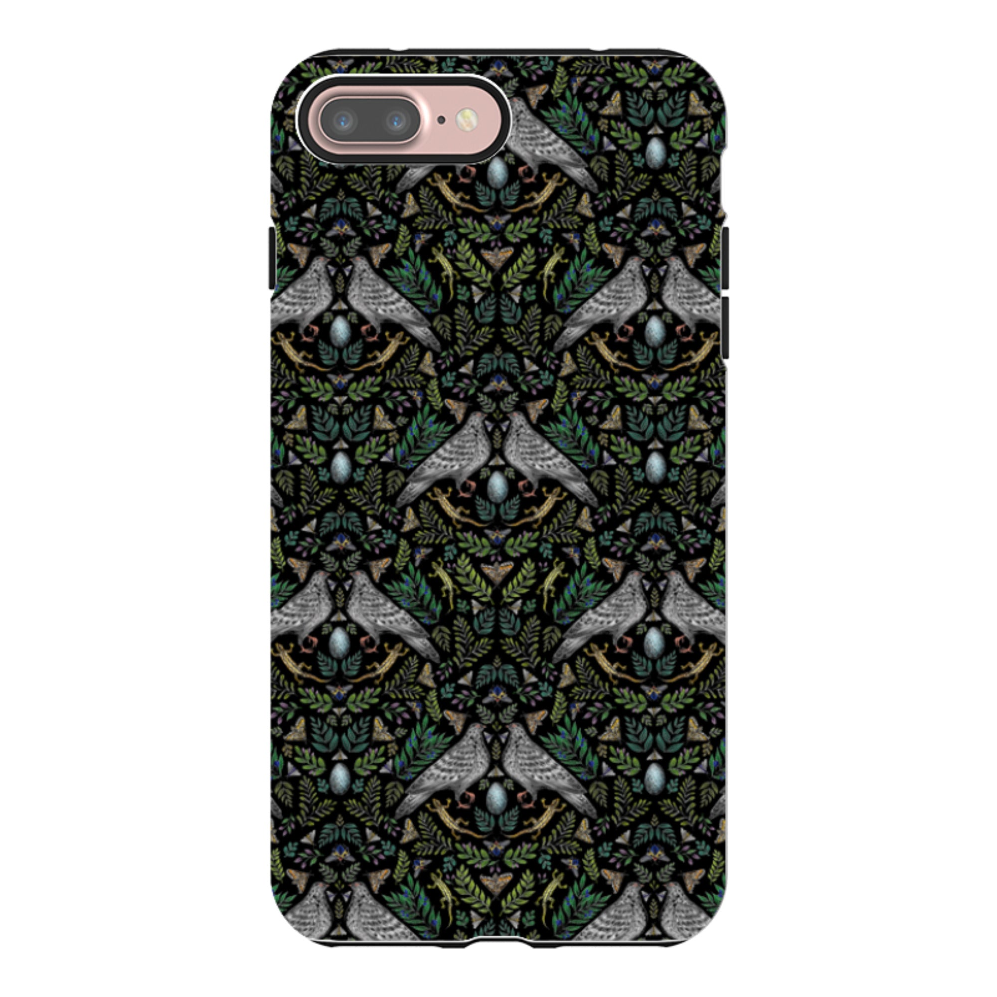 iPhone Tough Case - Dove Pattern By Catherine Rowe