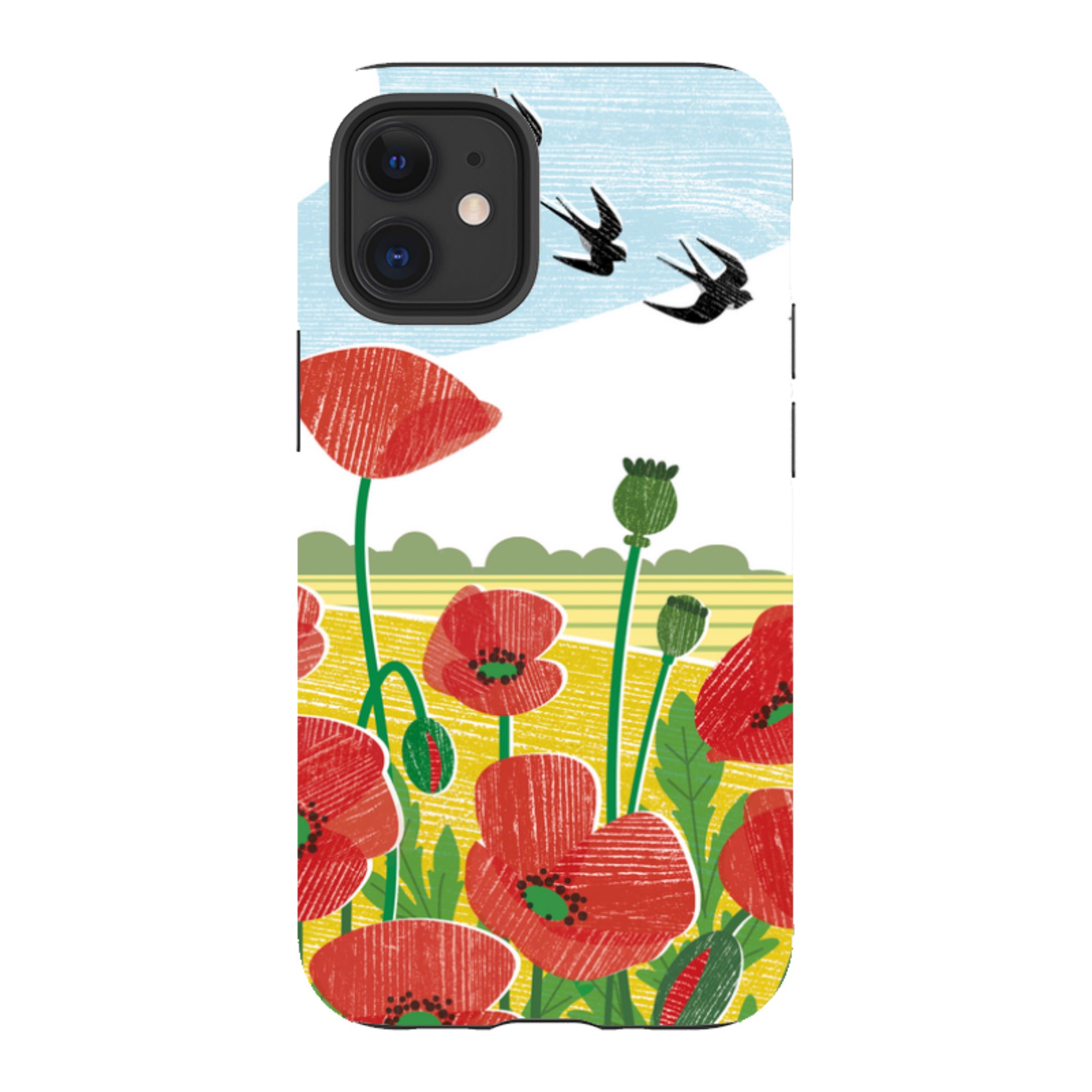 iPhone Tough Case - Poppy Fields By Liane Payne
