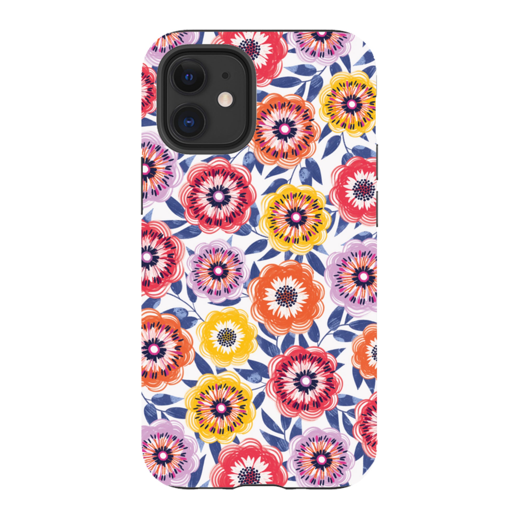 iPhone Tough Case - Bright Blooms I By Ali Brookes