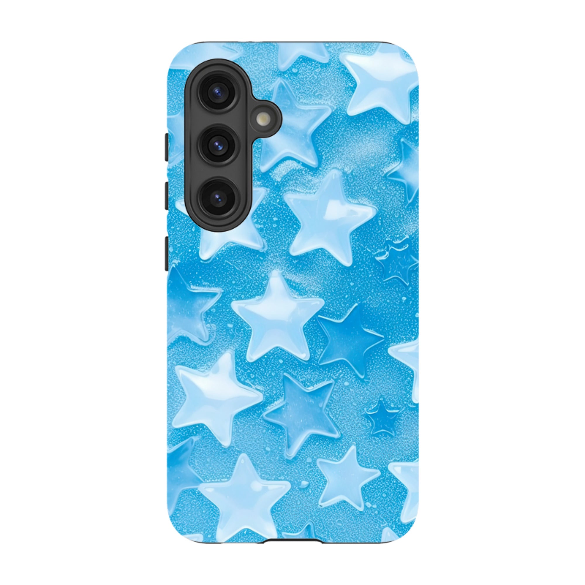 Samsung Tough Case - Blue Stars I  (Case Does Not Glitter)