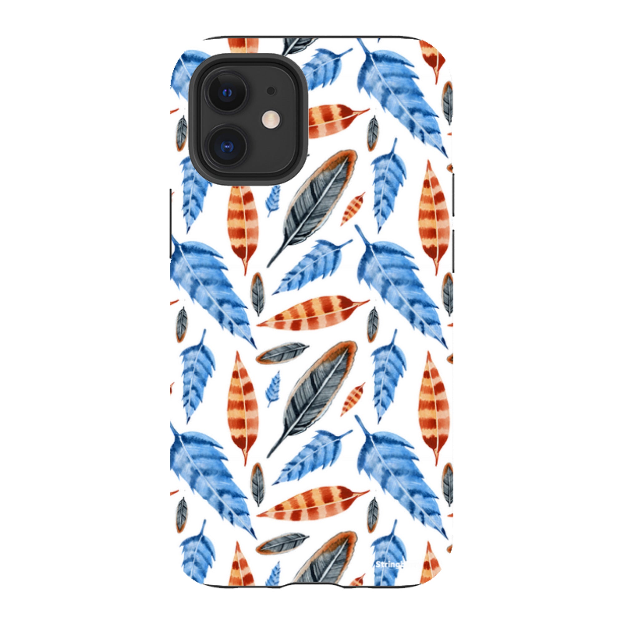 iPhone Tough Case - Multi Feathers