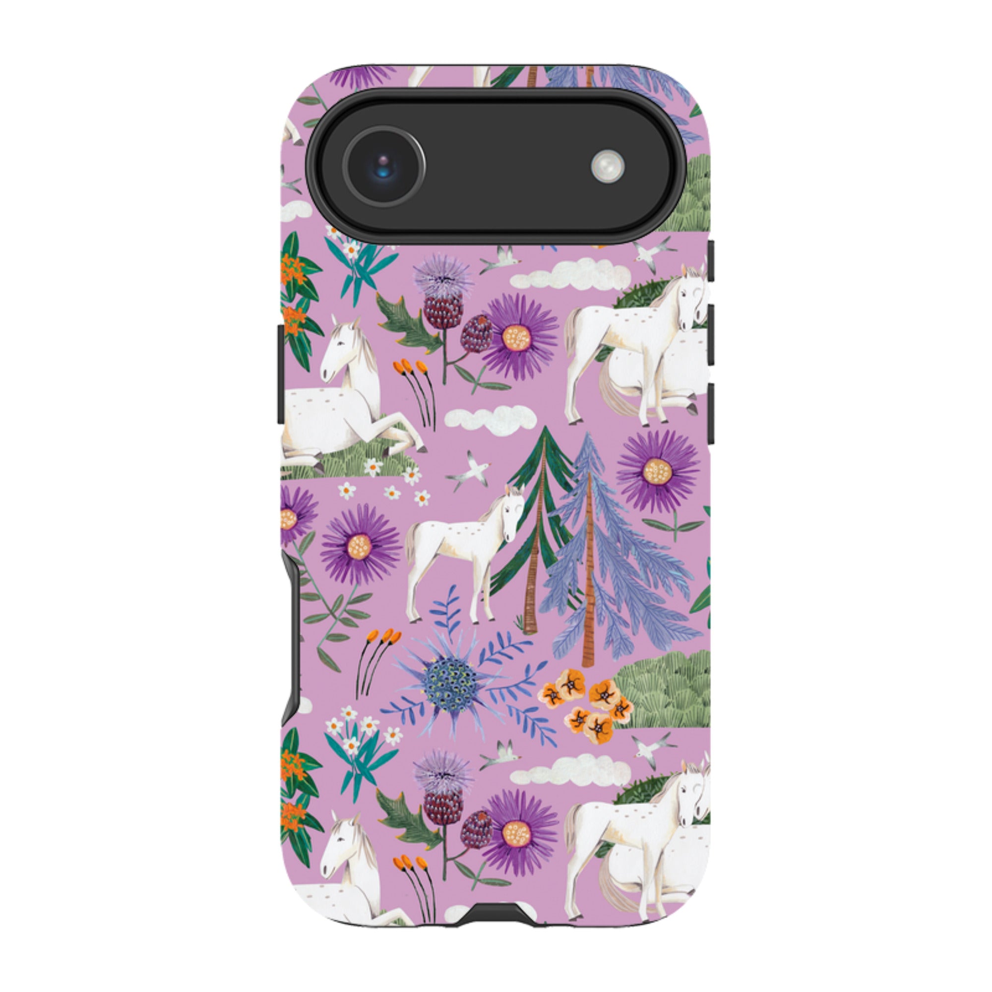 iPhone MagSafe Tough Case -  Horse Pattern II By Caroline Bonne Muller