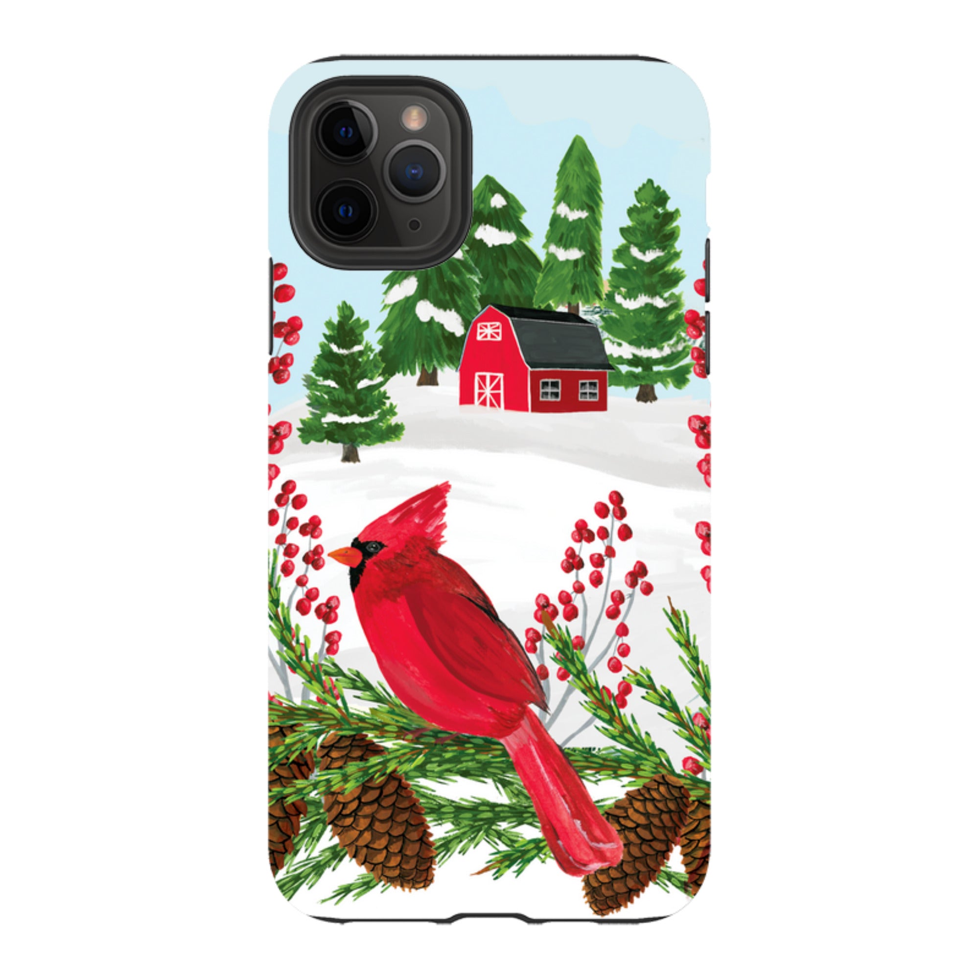 iPhone Tough Case - Countryside Christmas By Abby Jacobs