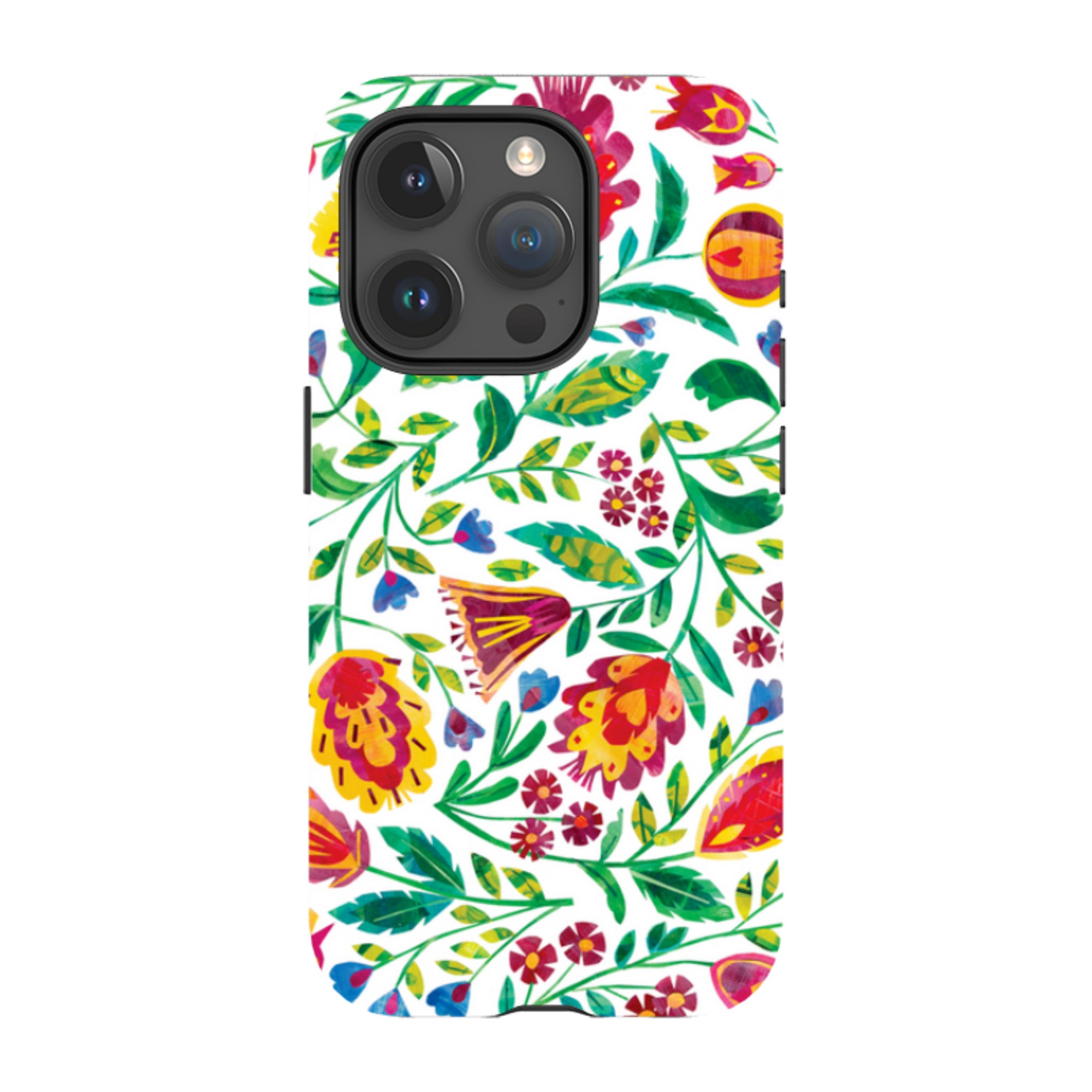 iPhone Tough Case - Folk Pattern By Tracey English