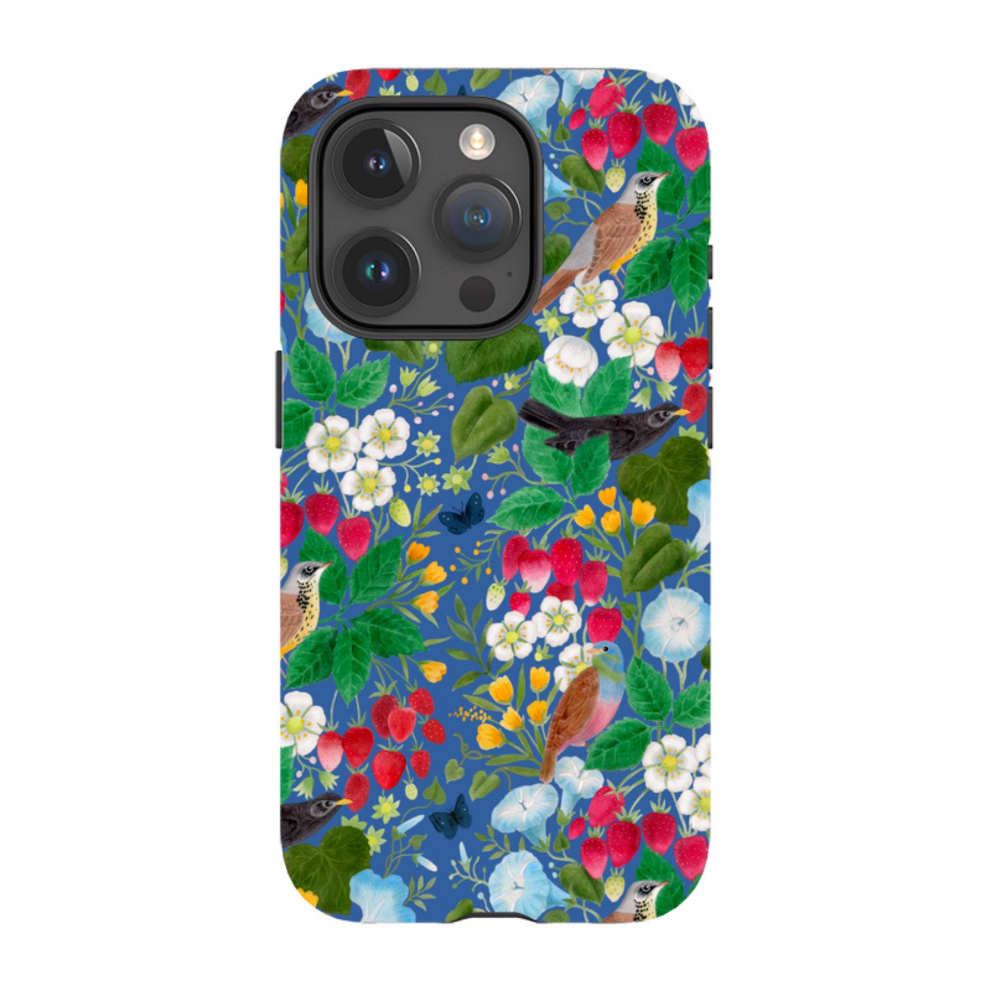 iPhone MagSafe Tough Case - Strawberry Thief By Bex Parkin