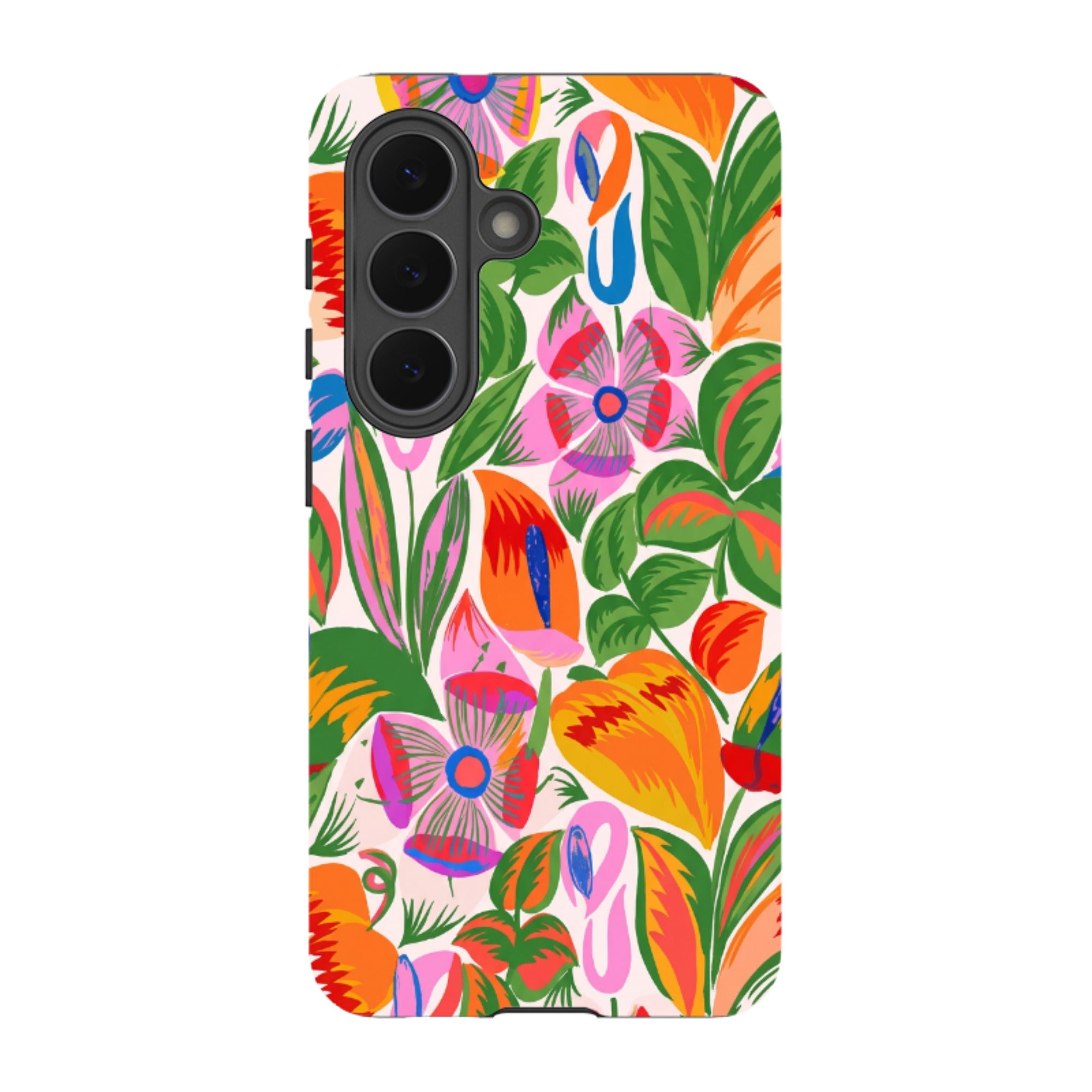 Samsung Tough Case - Vintage Tropical Floral
