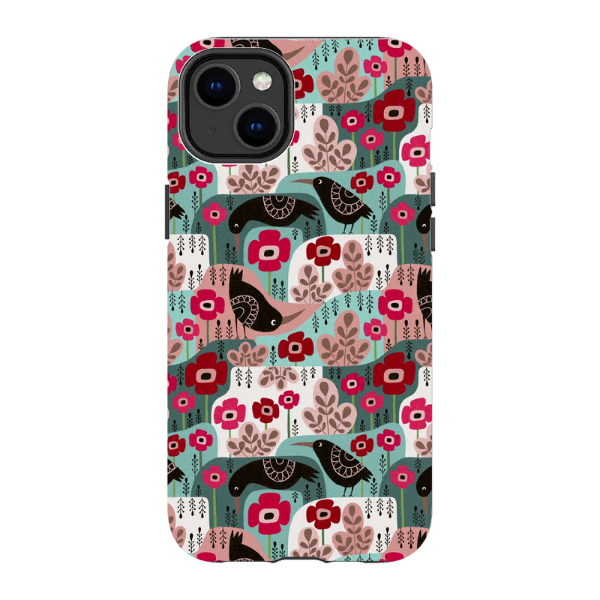 iPhone Tough Case - Poppies And Crow By Suzy Taylor