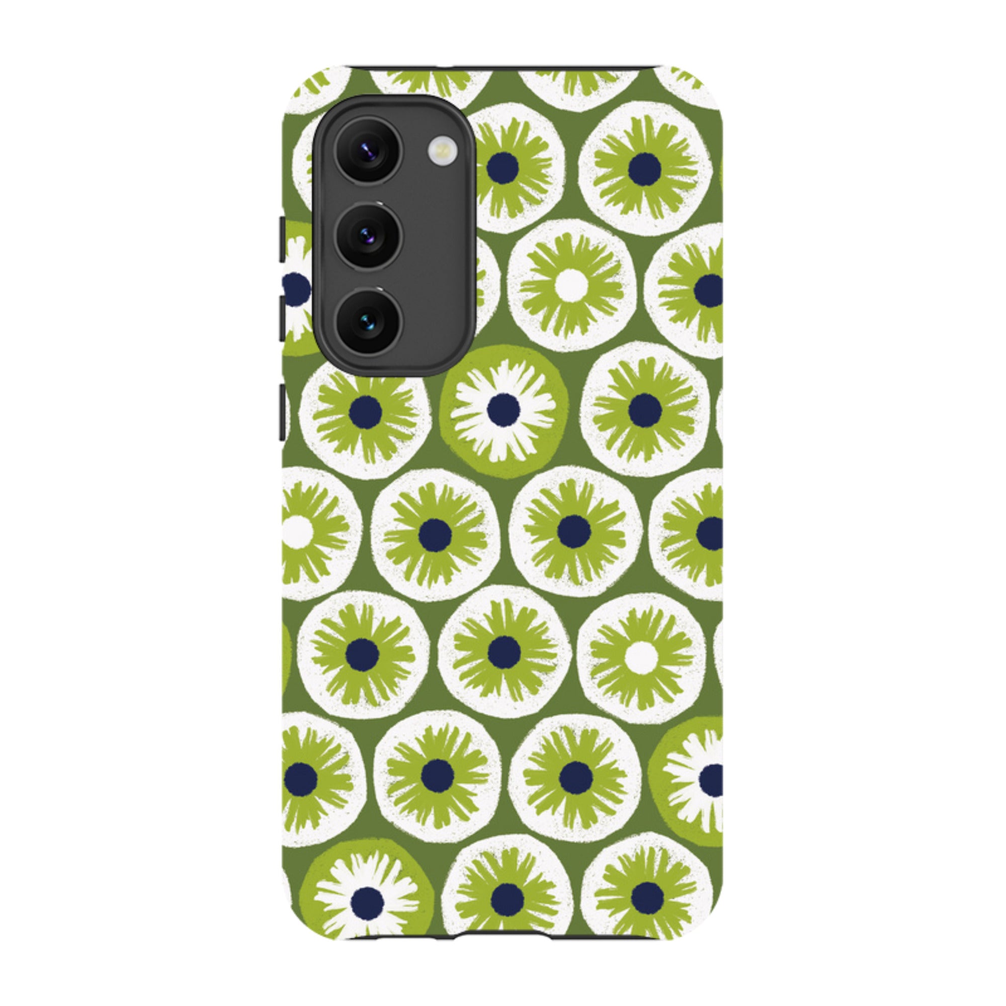 Samsung Tough Case - Penny Flowers Green By Ali Brookes