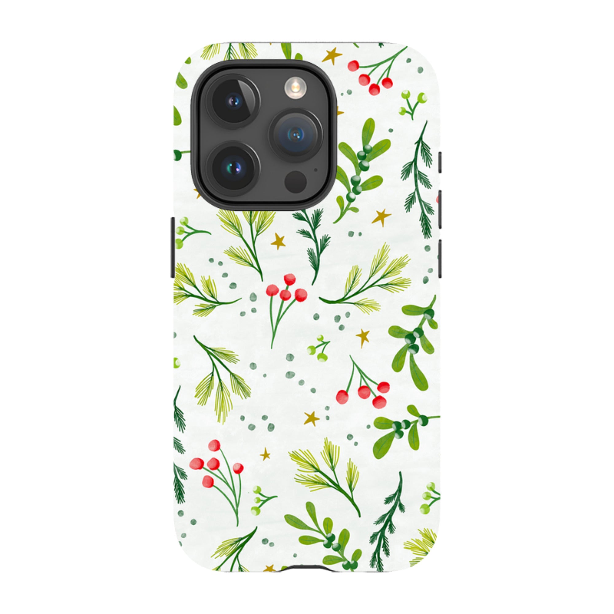 iPhone MagSafe Tough Case -  Christmas Stars By Katherine Quinn