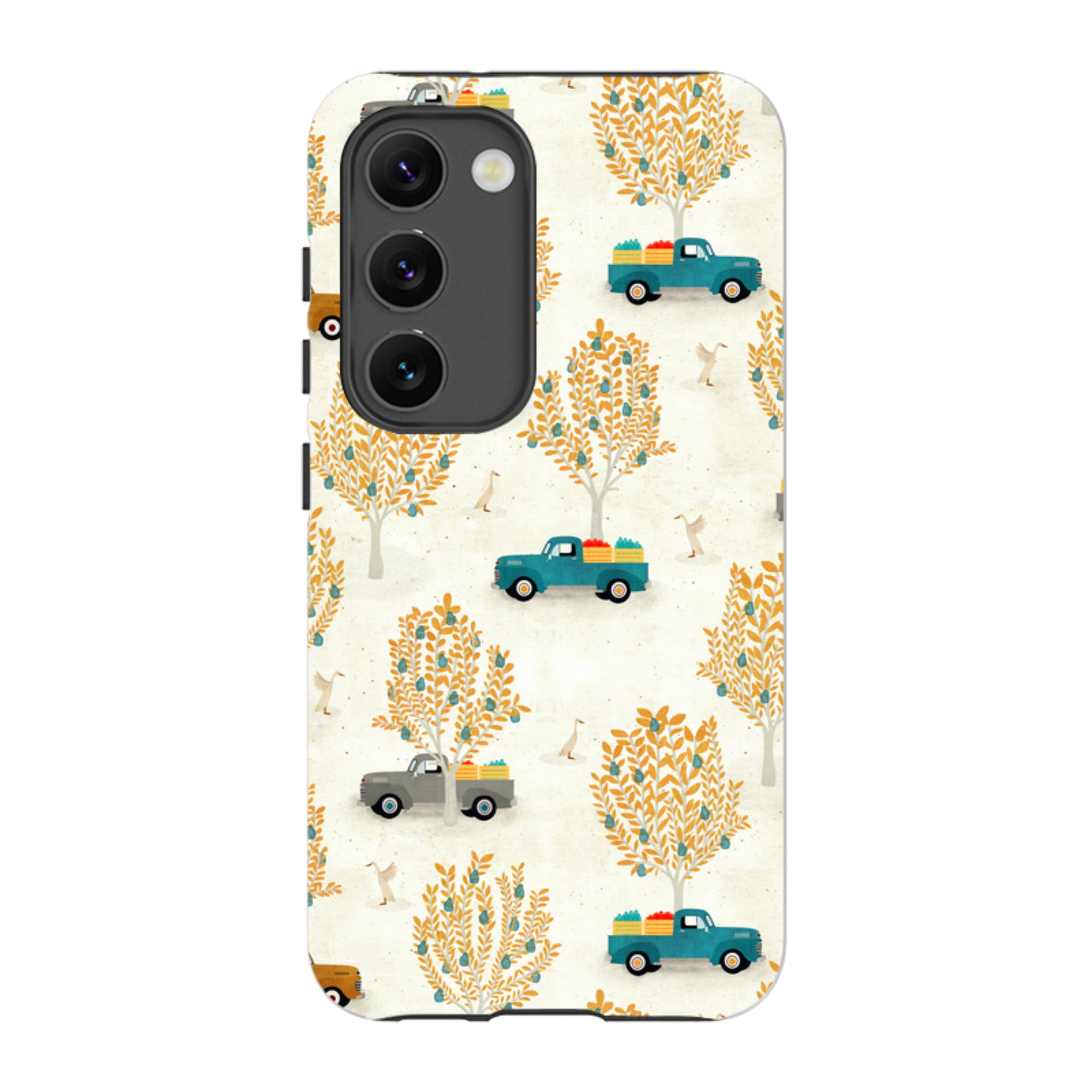 Samsung Tough Case - Pear Trees and Trucks By Katherine Quinn