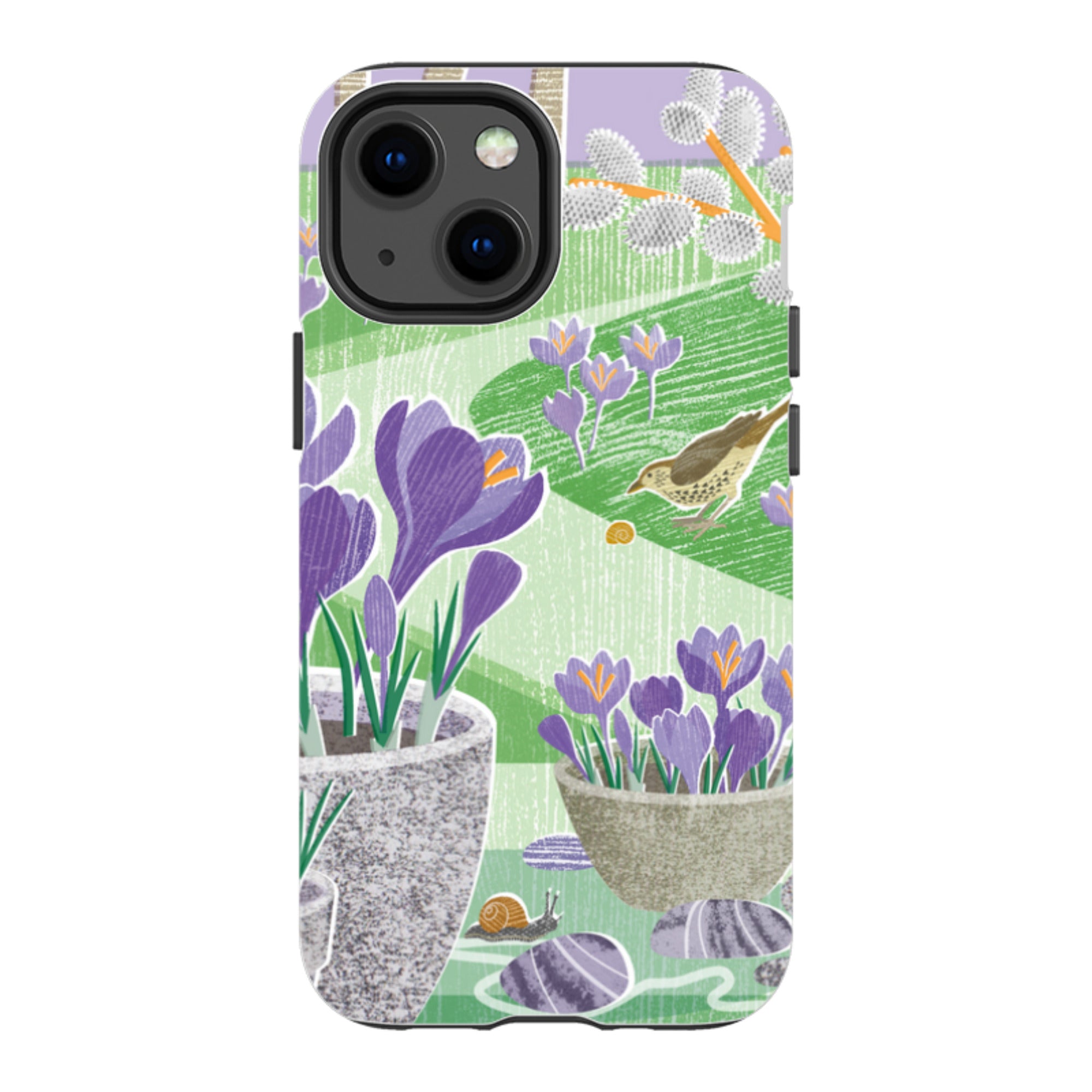 iPhone Tough Case - Crocus By Liane Payne