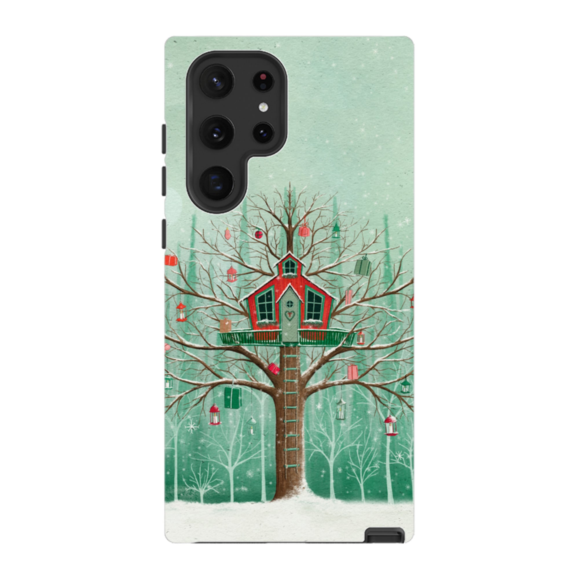 Samsung Tough Case - Christmas Tree House By Maja Lindberg