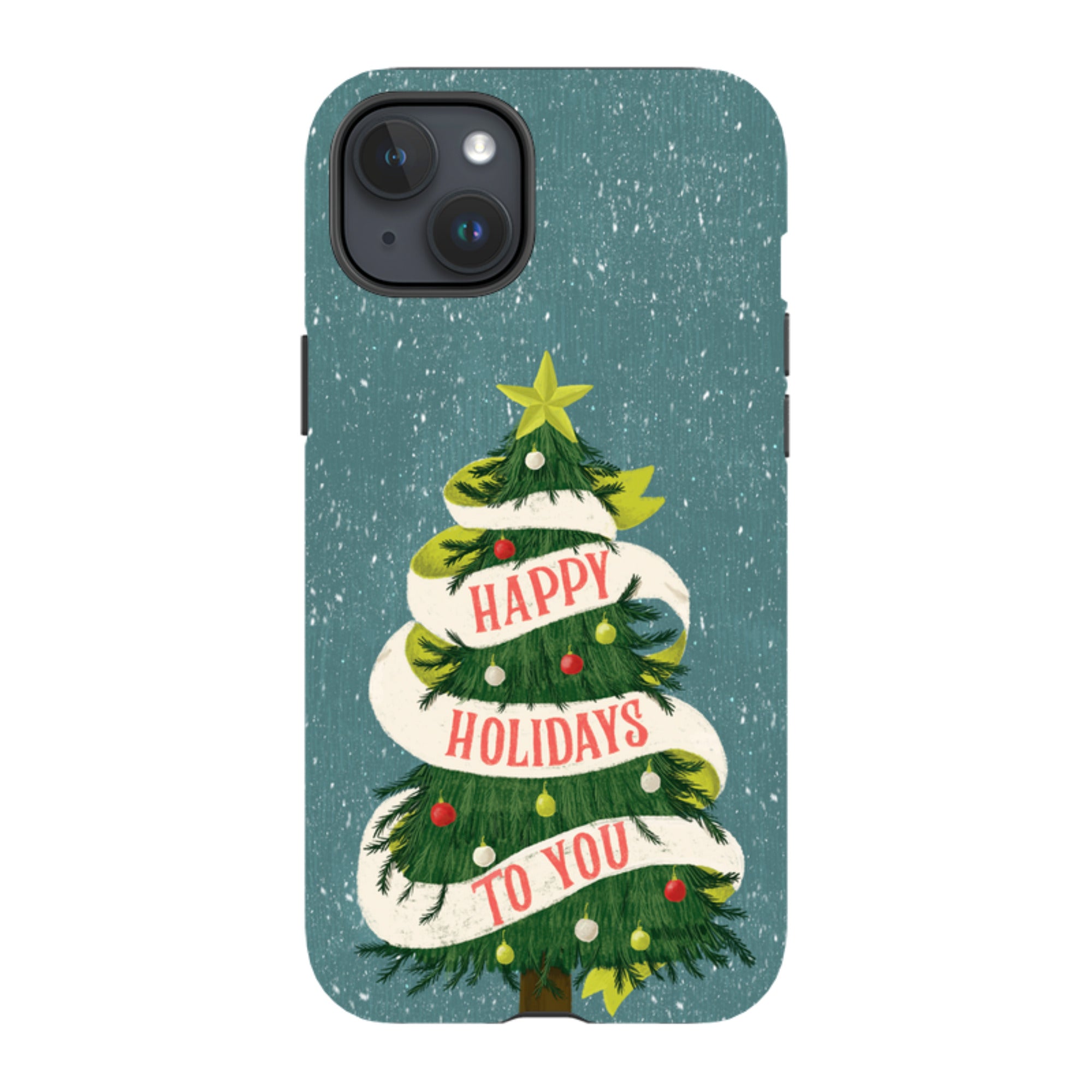 iPhone Tough Case - Happy Holidays By Abby Jacobs