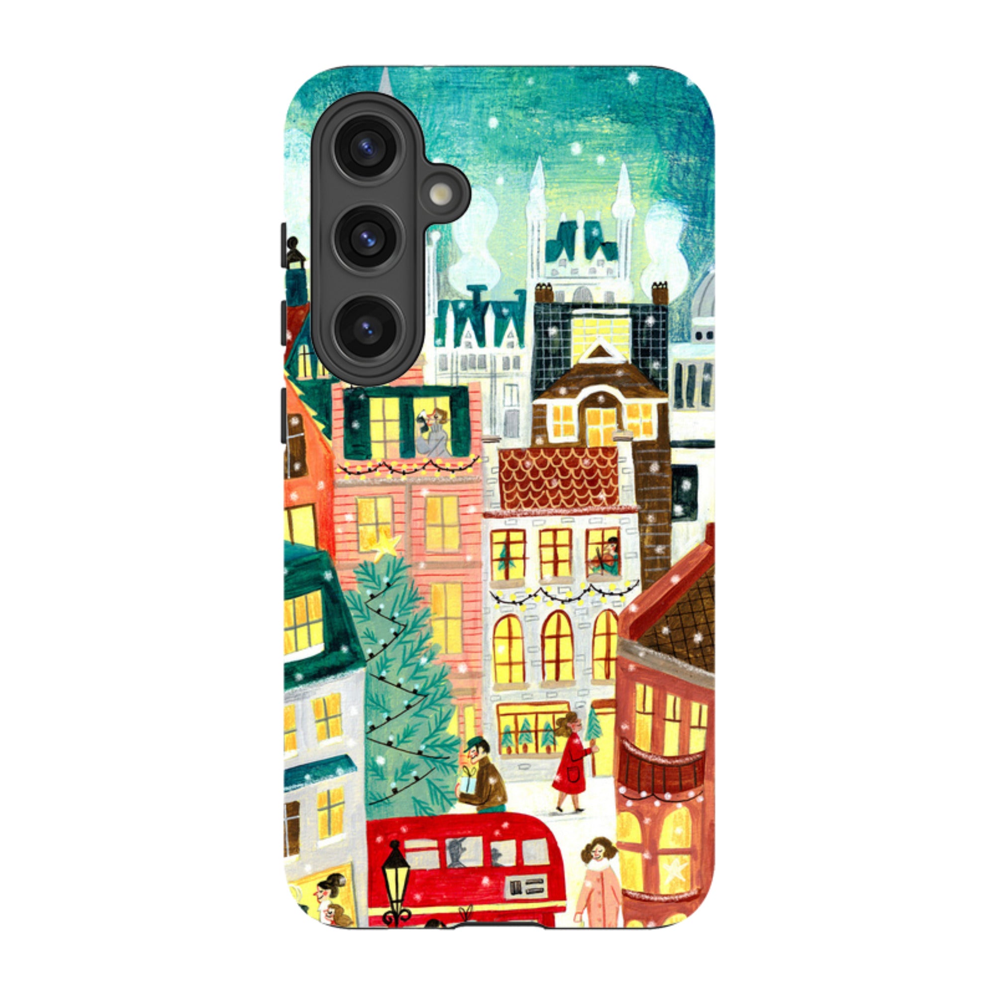 Samsung Tough Case - Xmas In London By Caroline Bonne Muller