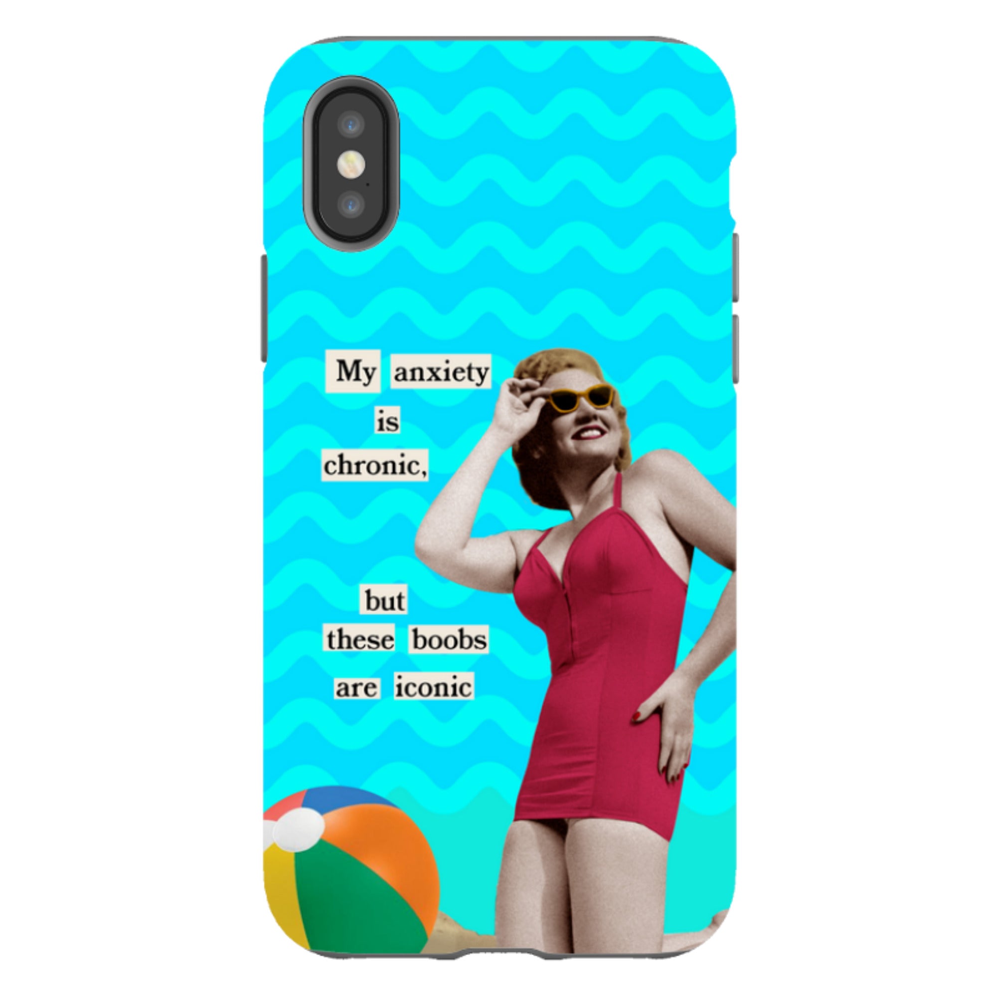 iPhone Tough Case - Boobs By Clare Jordan