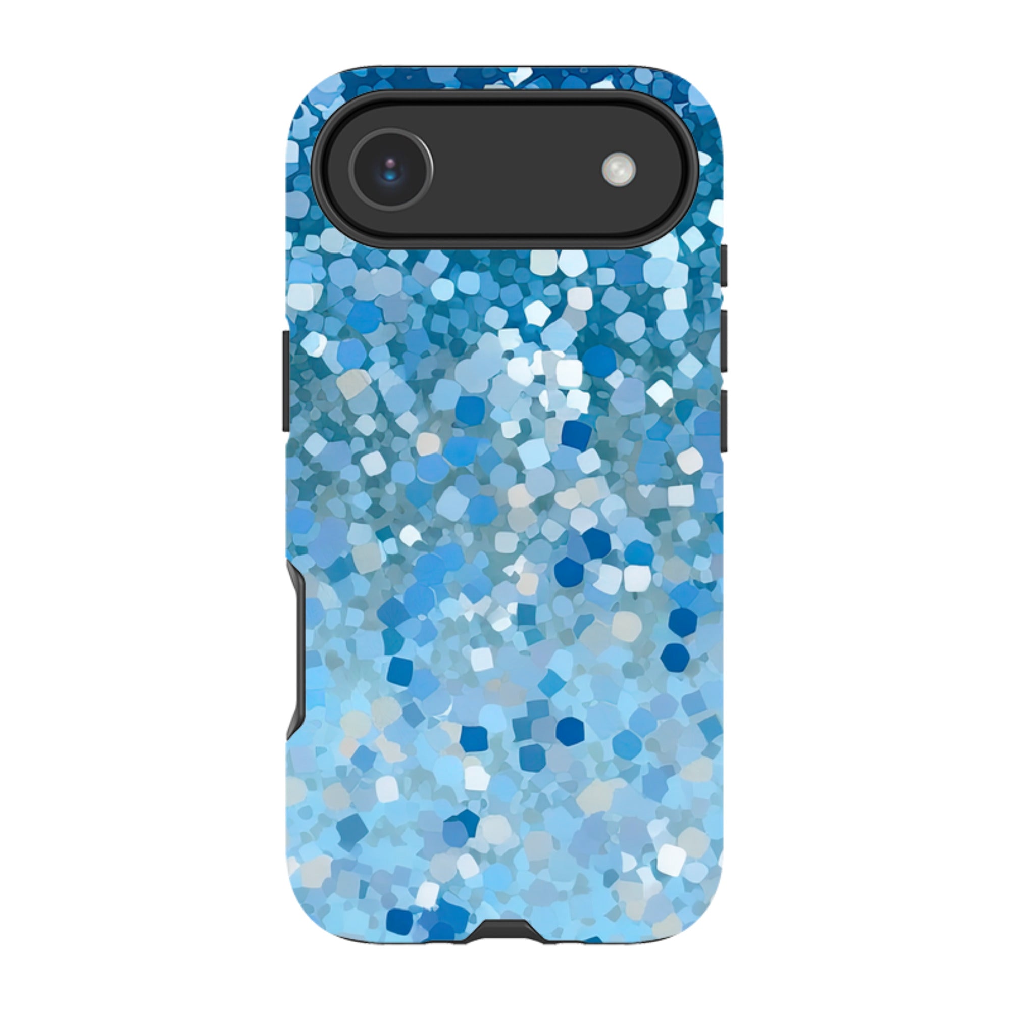 iPhone MagSafe Tough Case - Blue Glitter II (Case does not glitter)