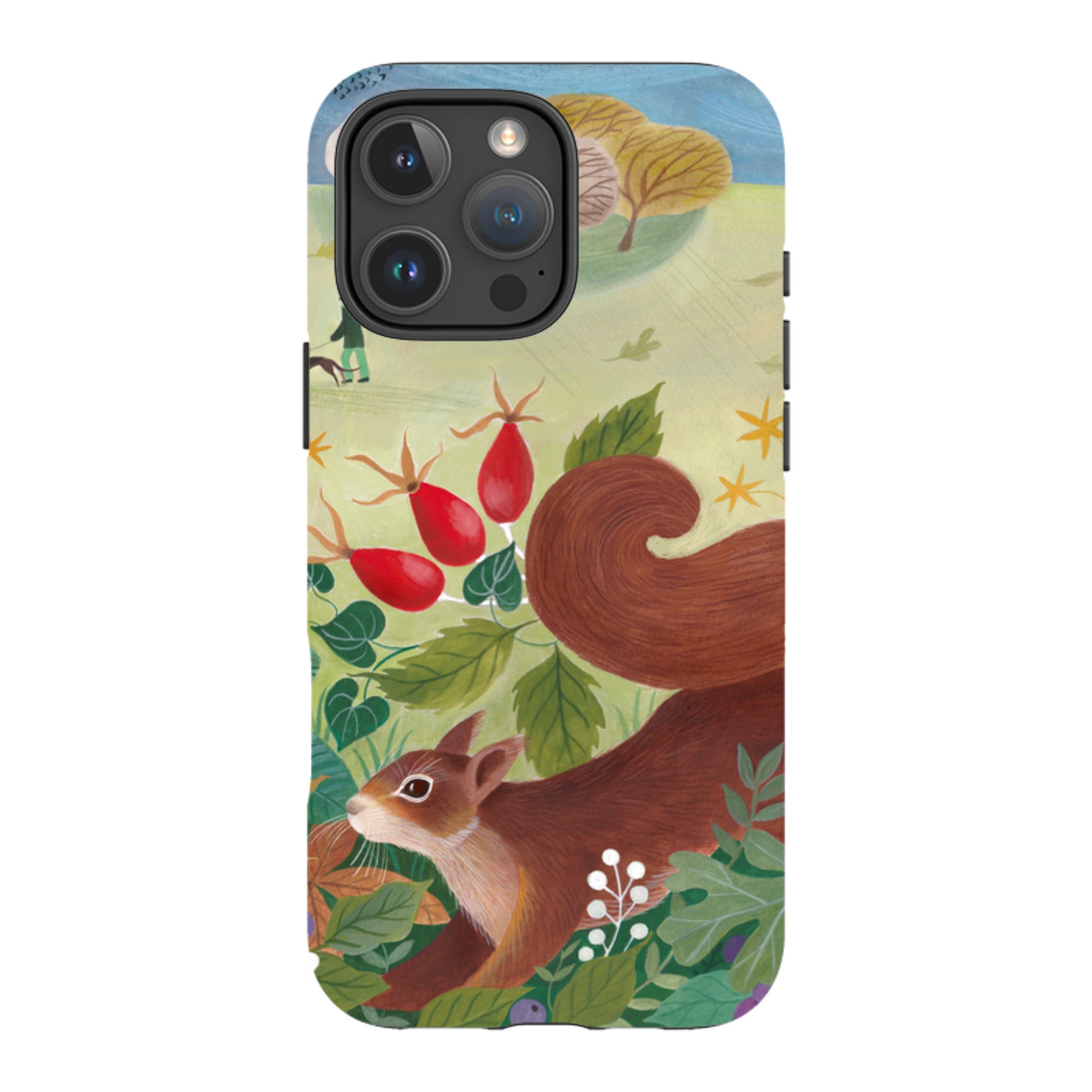 iPhone Tough Case - Autumn Squirrel By Bex Parkin