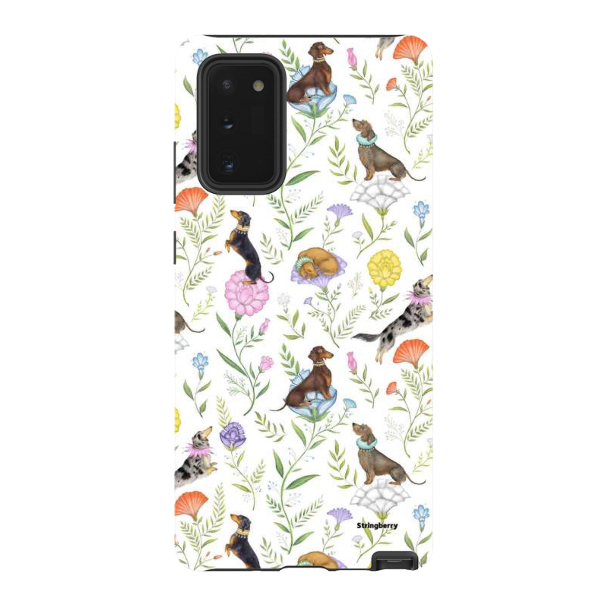 Samsung Tough Case - Doxy Day Afternoon White By Catherine Rowe